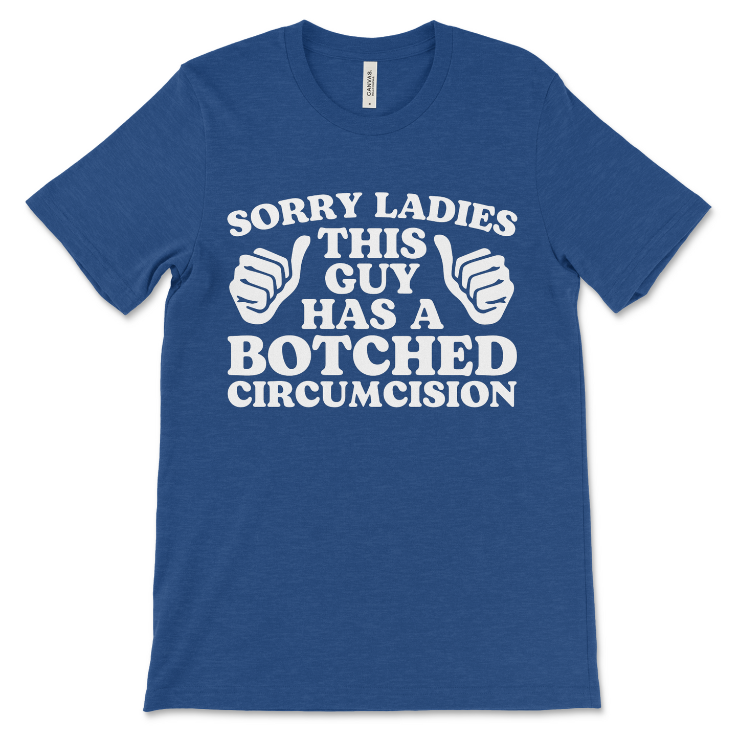 Dark humor shirt for men, funny dirty t-shirt with crude circumcision joke