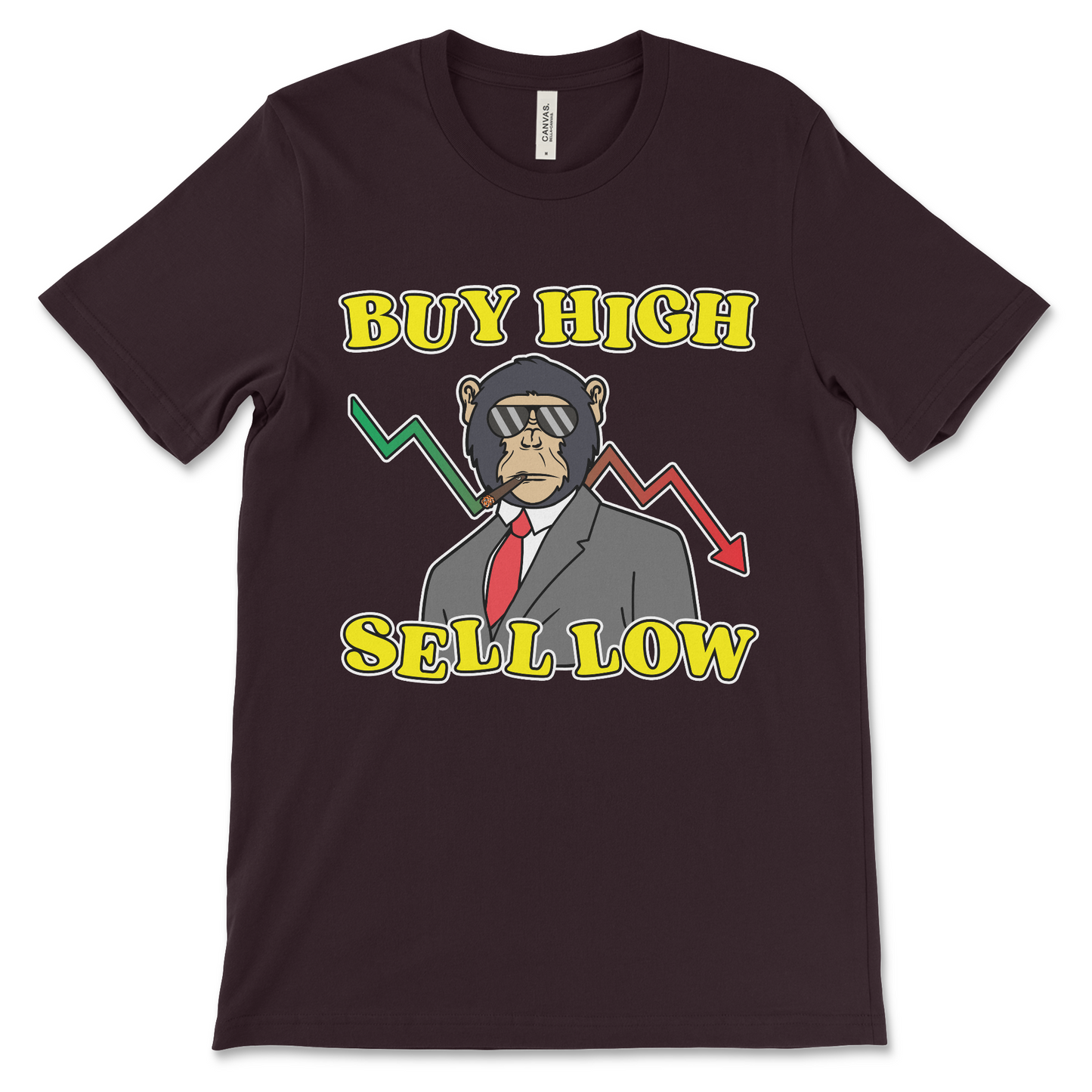 Funny crypto meme shirt featuring a joke about cryptocurrency, Bitcoin, and crypto bros. The perfect shirt for stock traders, investors and crypto trading apes.