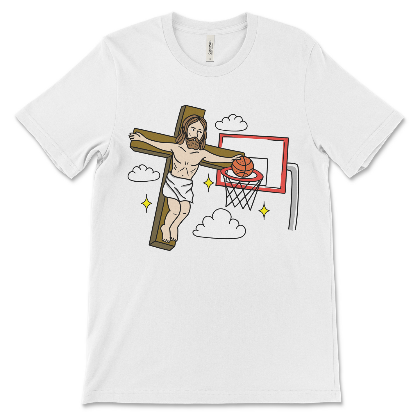 Jesus Playing Basketball