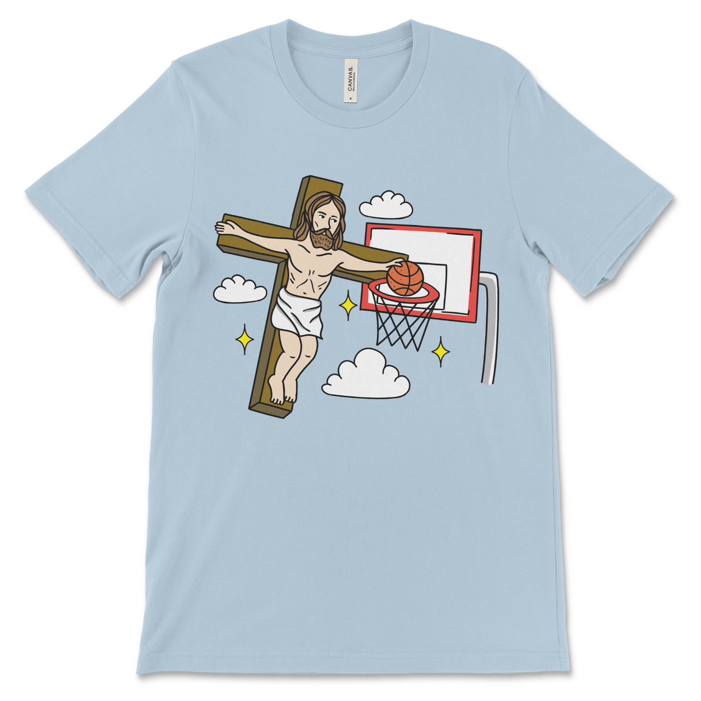 Jesus Playing Basketball