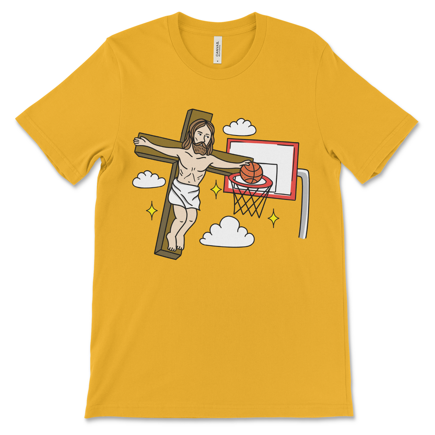 Jesus Playing Basketball