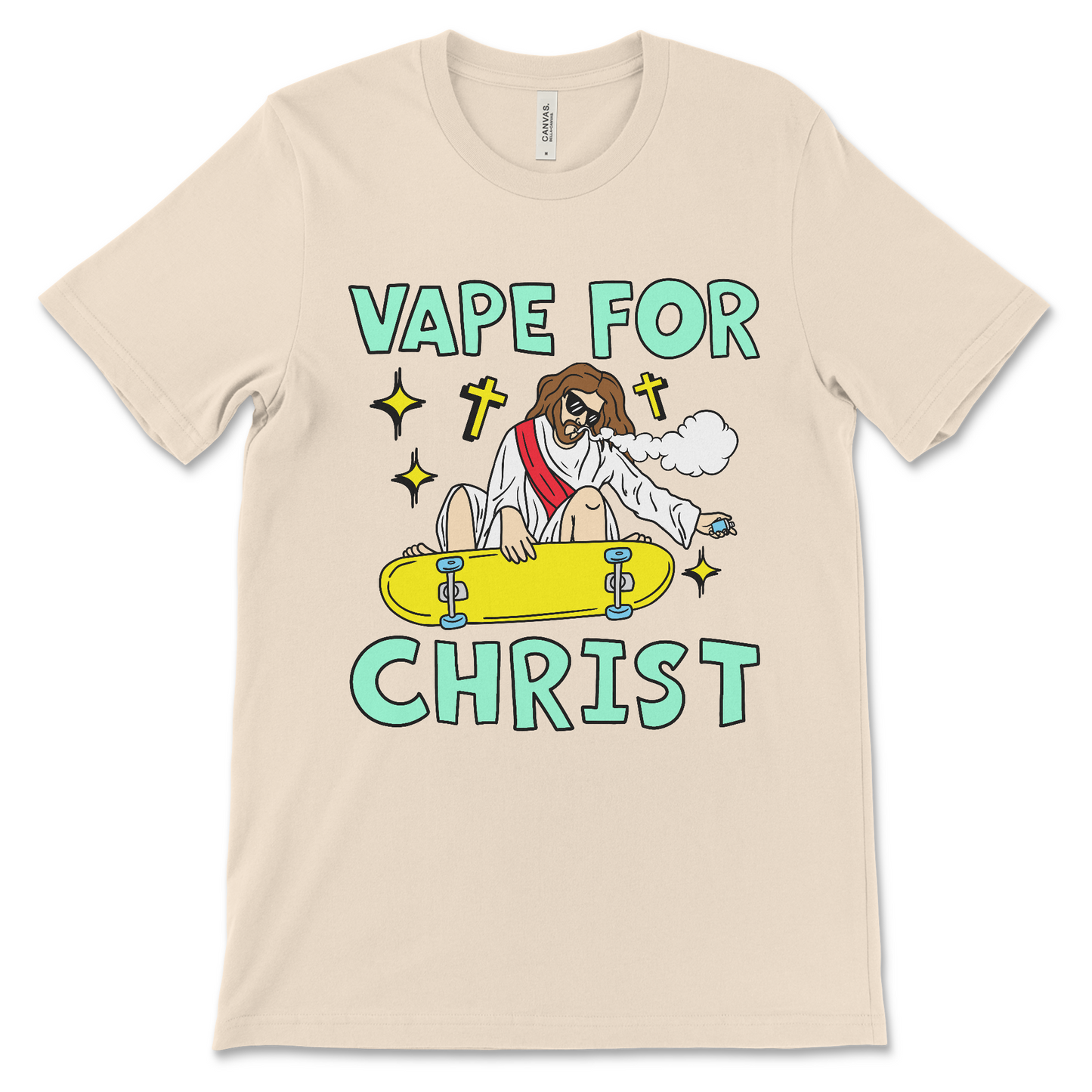 Religious satire meme shirt for vape meme lovers