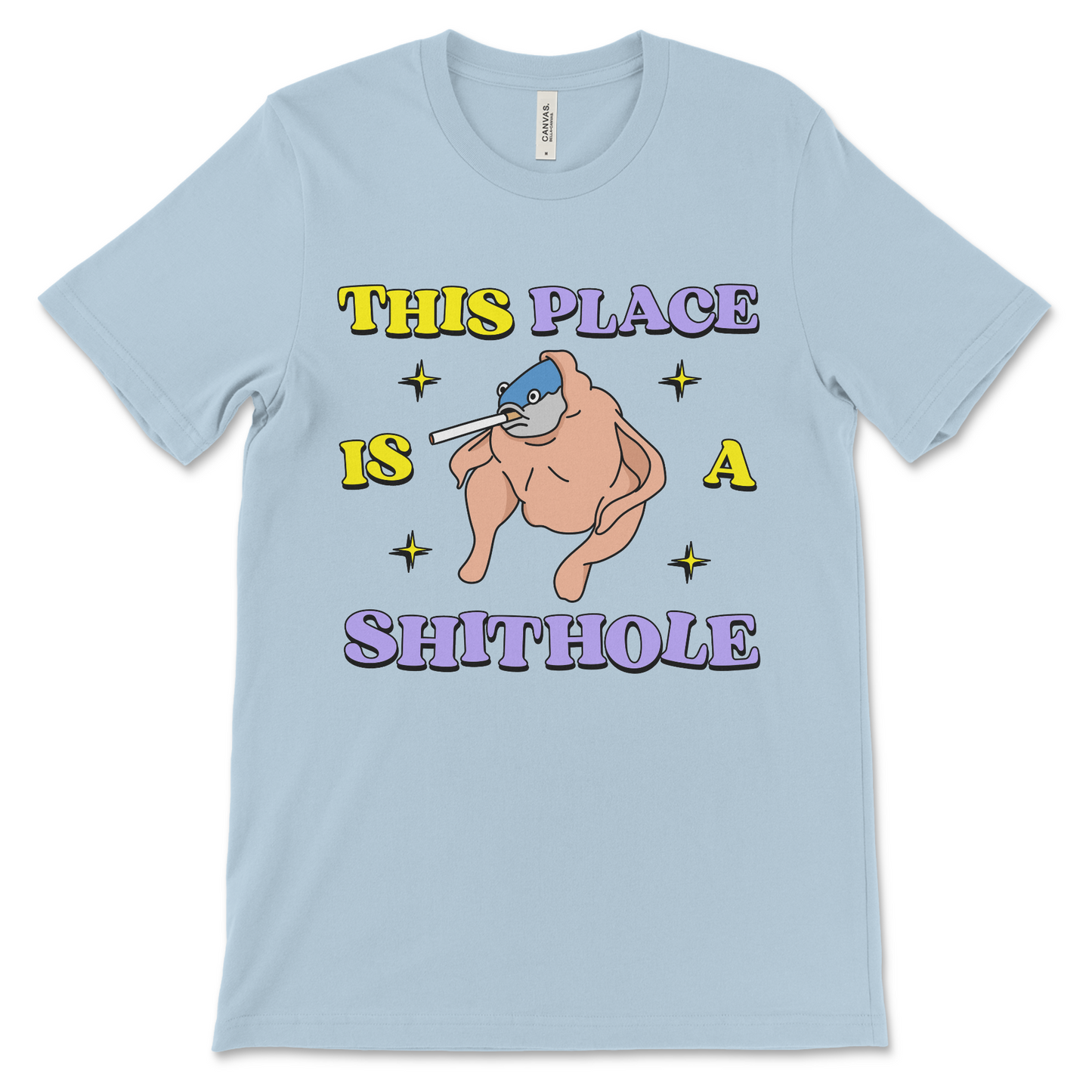 Funny political shirt with unfiltered message. Ideal for people who wear inappropriate or controversial clothing.
