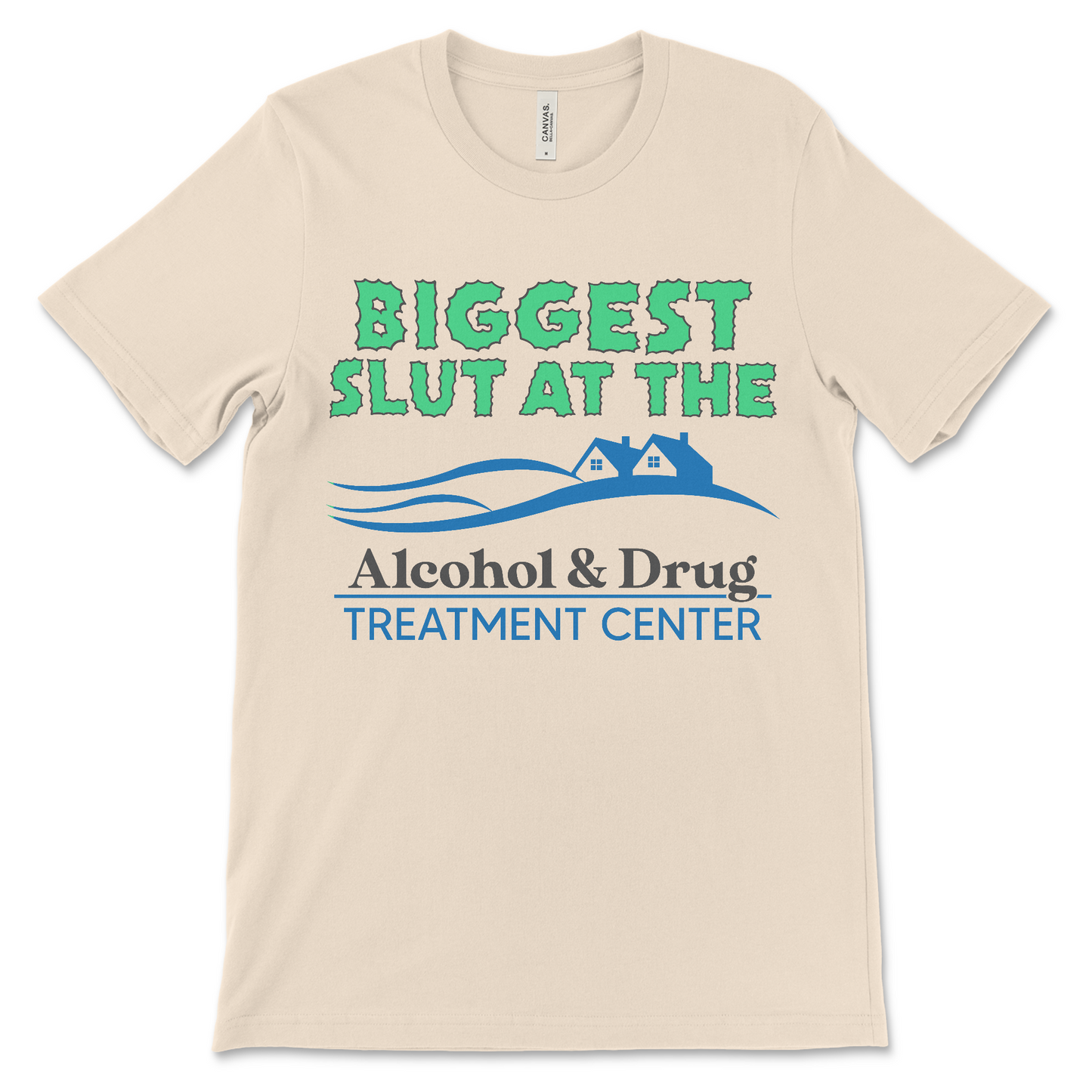 offensive rehab meme tee with dark humor text