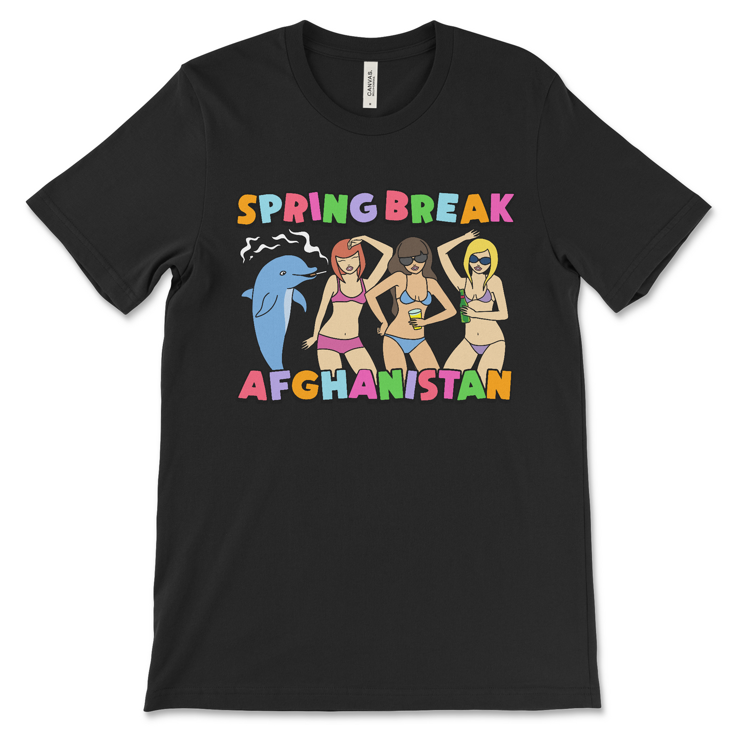Rude and weird America shirt for fans of politically incorrect clothing. Unhinged graphic tee often considered one of the worst t-shirts ever.