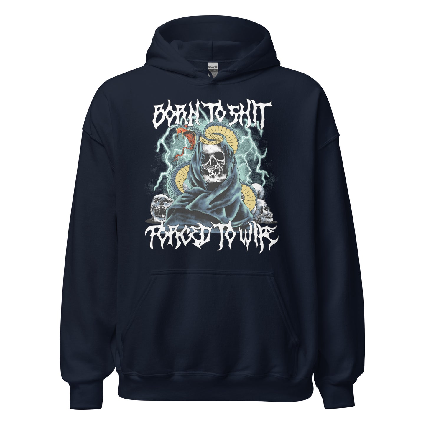 dark humor hoodie featuring rude quote for fans of unhinged graphic apparel
