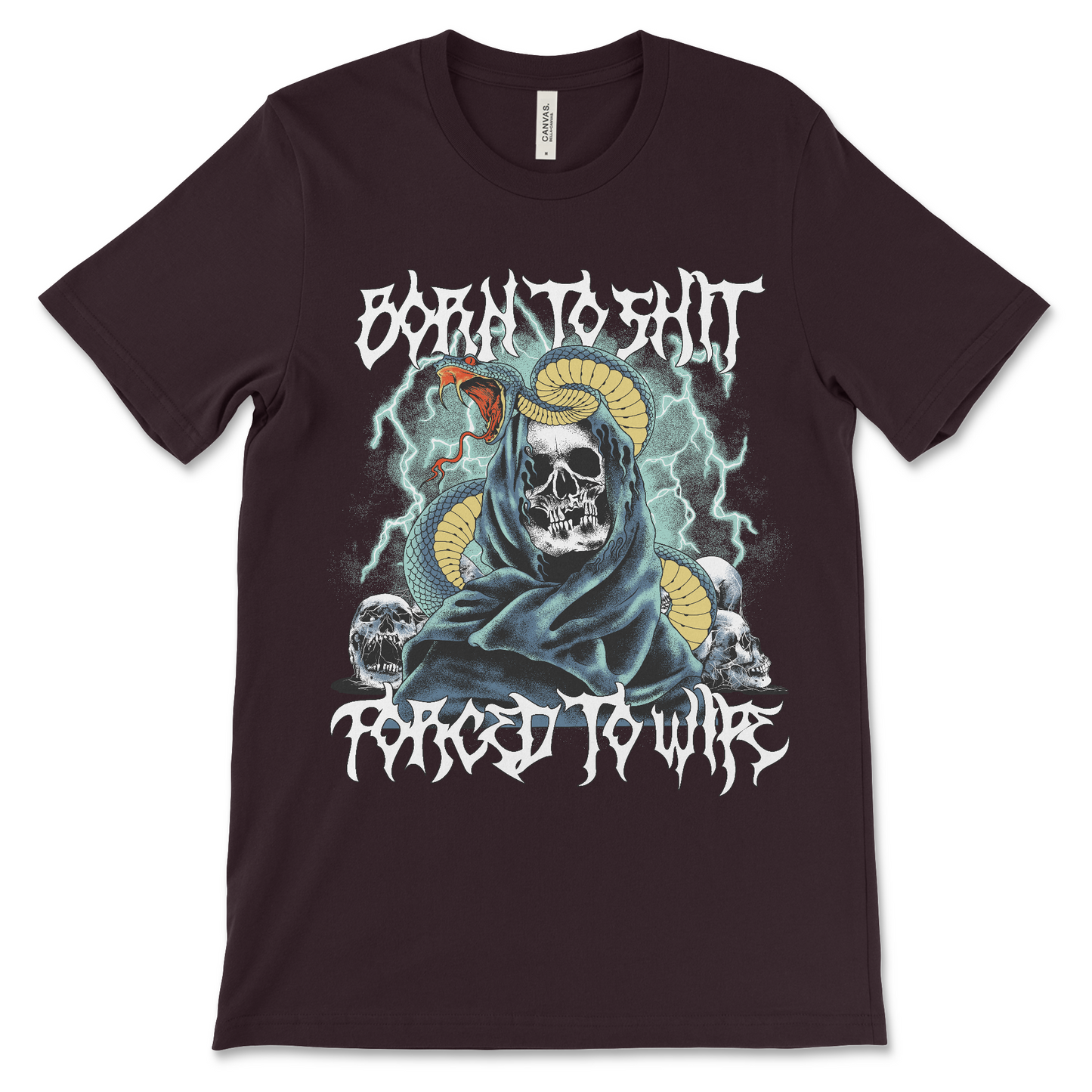 Born to shit forced to wipe t-shirt, funny toilet humor shirt, rude meme tee, offensive novelty graphic shirt, inappropriate adult humor apparel.