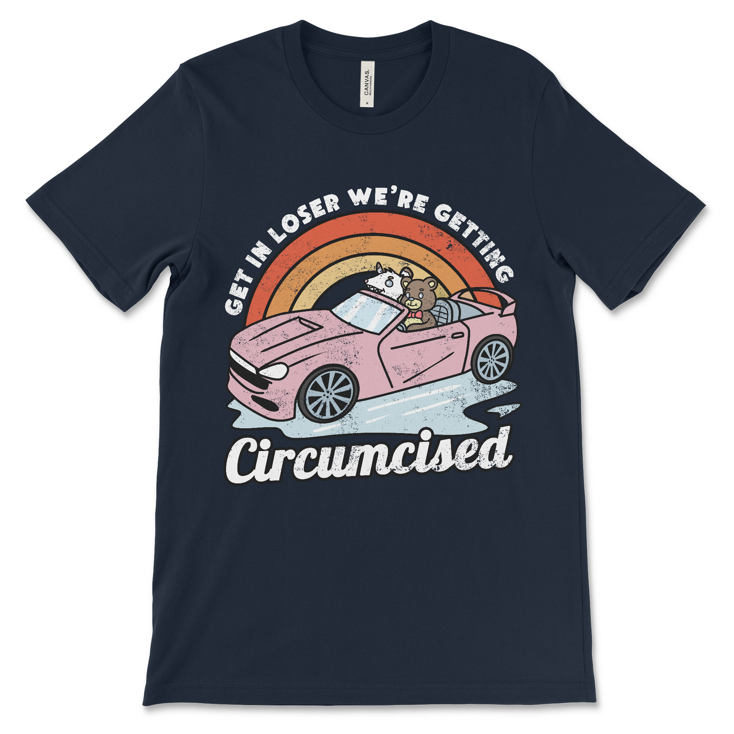 cringe meme shirt with circumcised joke text, ideal for fans of funny adult humor, raunchy t shirts, and absurd internet culture clothing