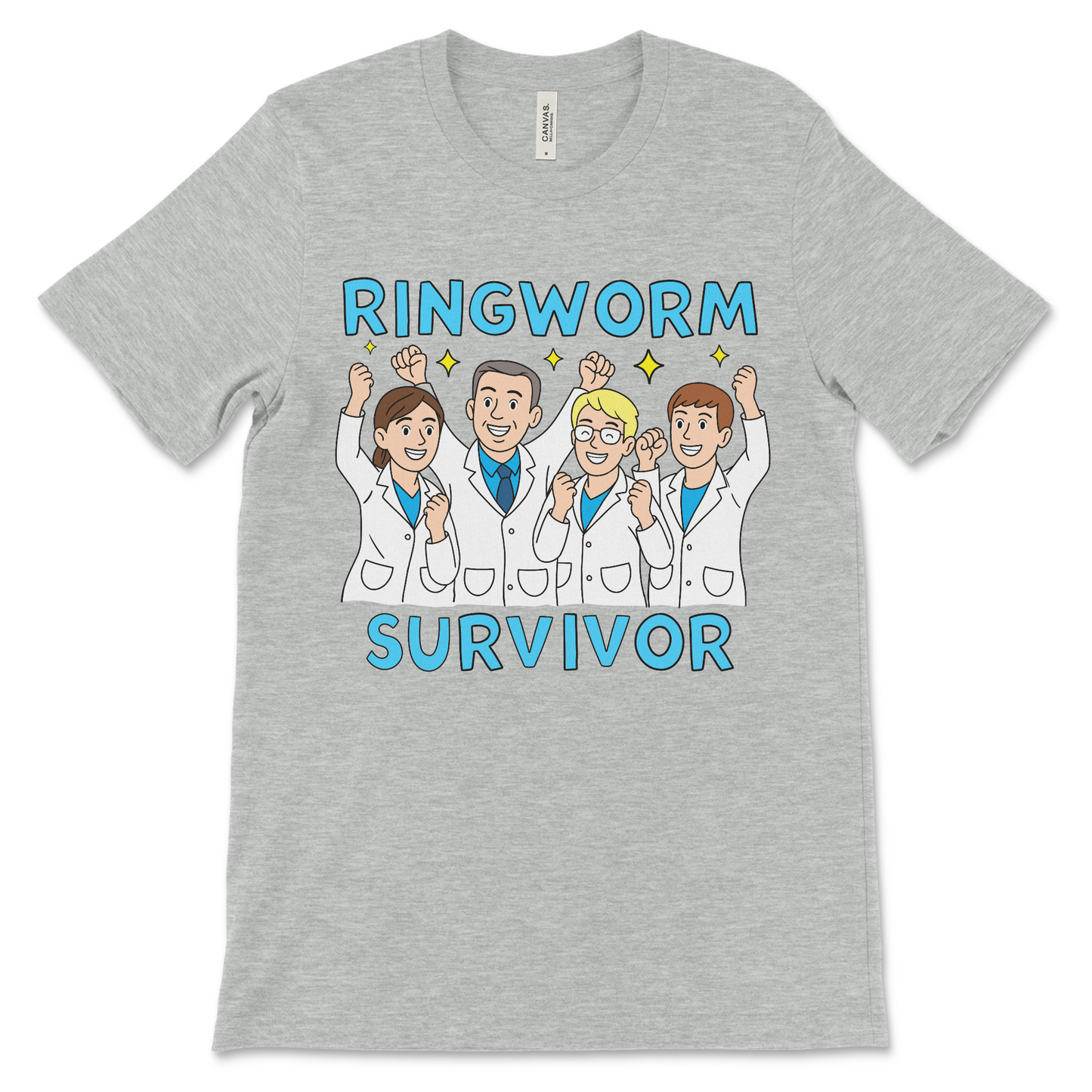 Cringe shirt, ironic shirt, meme shirt all in one. This ringworm survivor shirt is perfect for fans of absurd shirts and stupid shirts.
