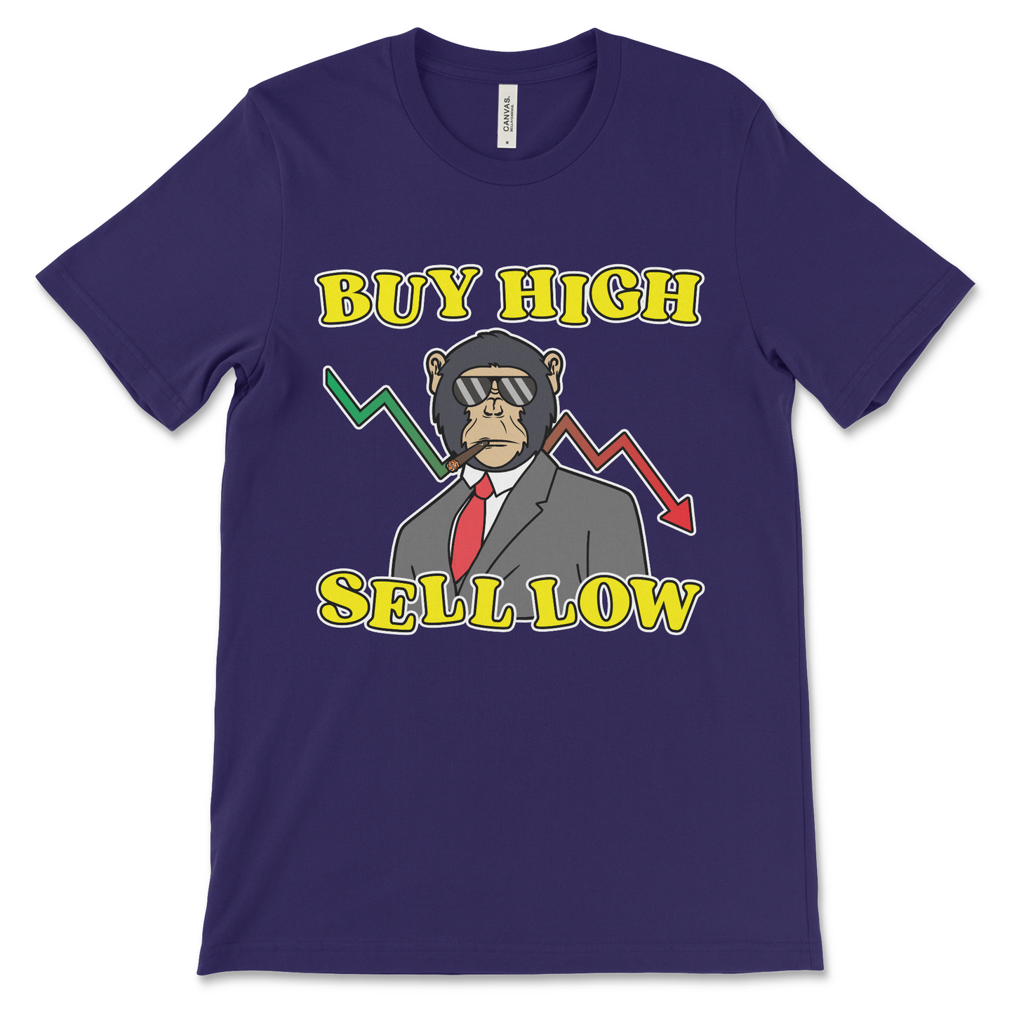 Funny crypto meme shirt featuring a joke about cryptocurrency, Bitcoin, and crypto bros. The perfect shirt for stock traders, investors and crypto trading apes.
