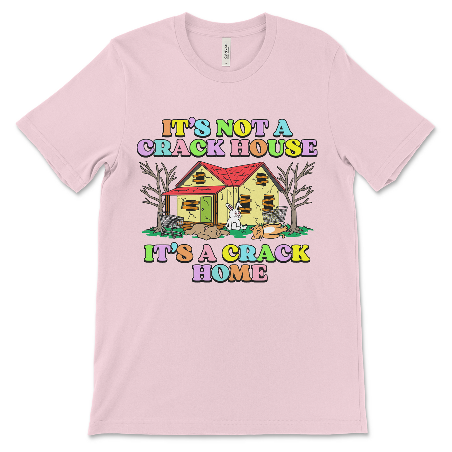 Offensive t-shirt with sarcastic drugs design
