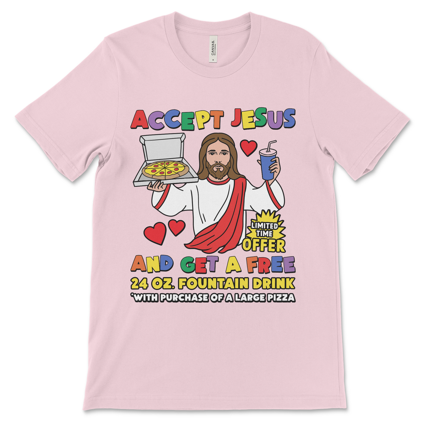 Offensive Christian shirt featuring a twisted take on faith and humor. Great for people who collect dark humor graphic tees and Jesus meme clothing.
