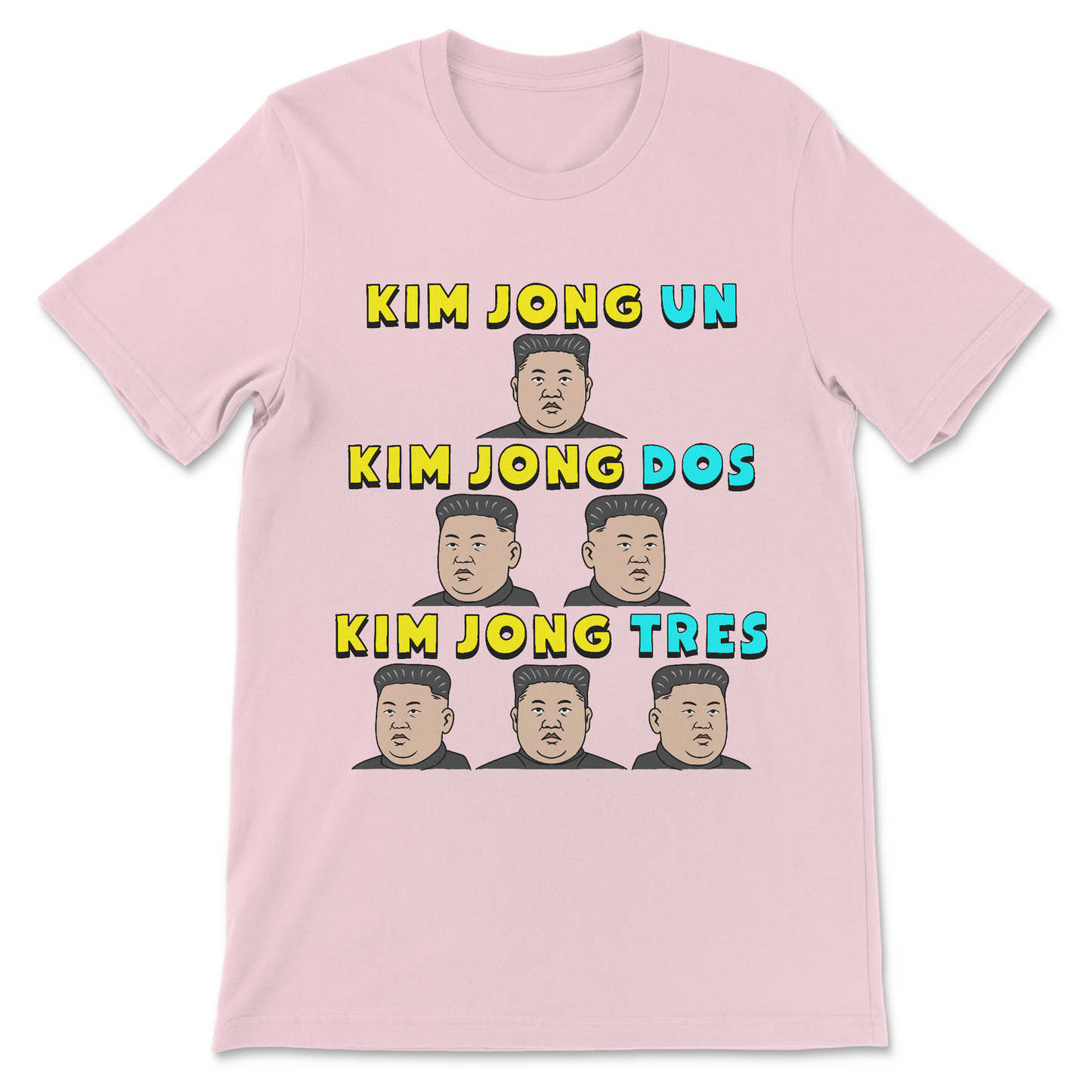 Kim Jong Un parody shirt with dark political humor
