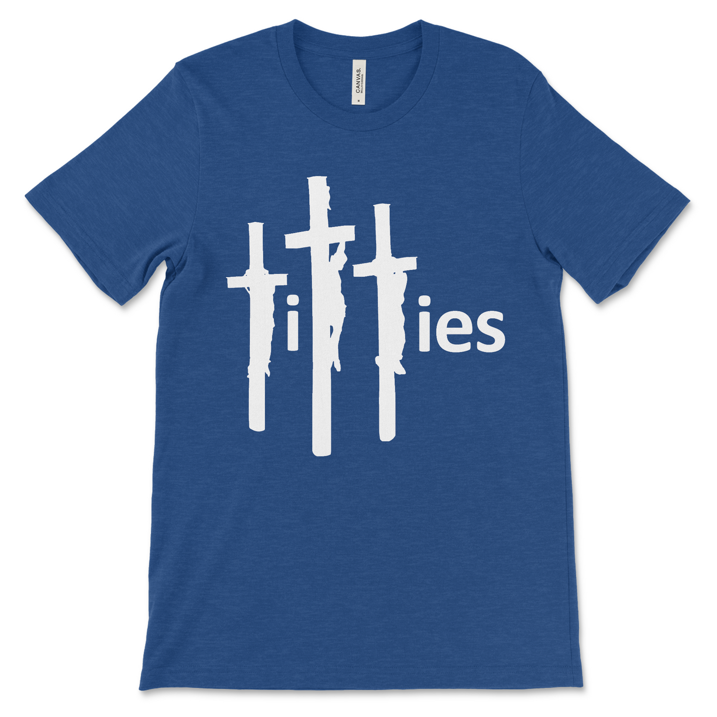 offensive reliigon shirt with naughty humor and boobs joke