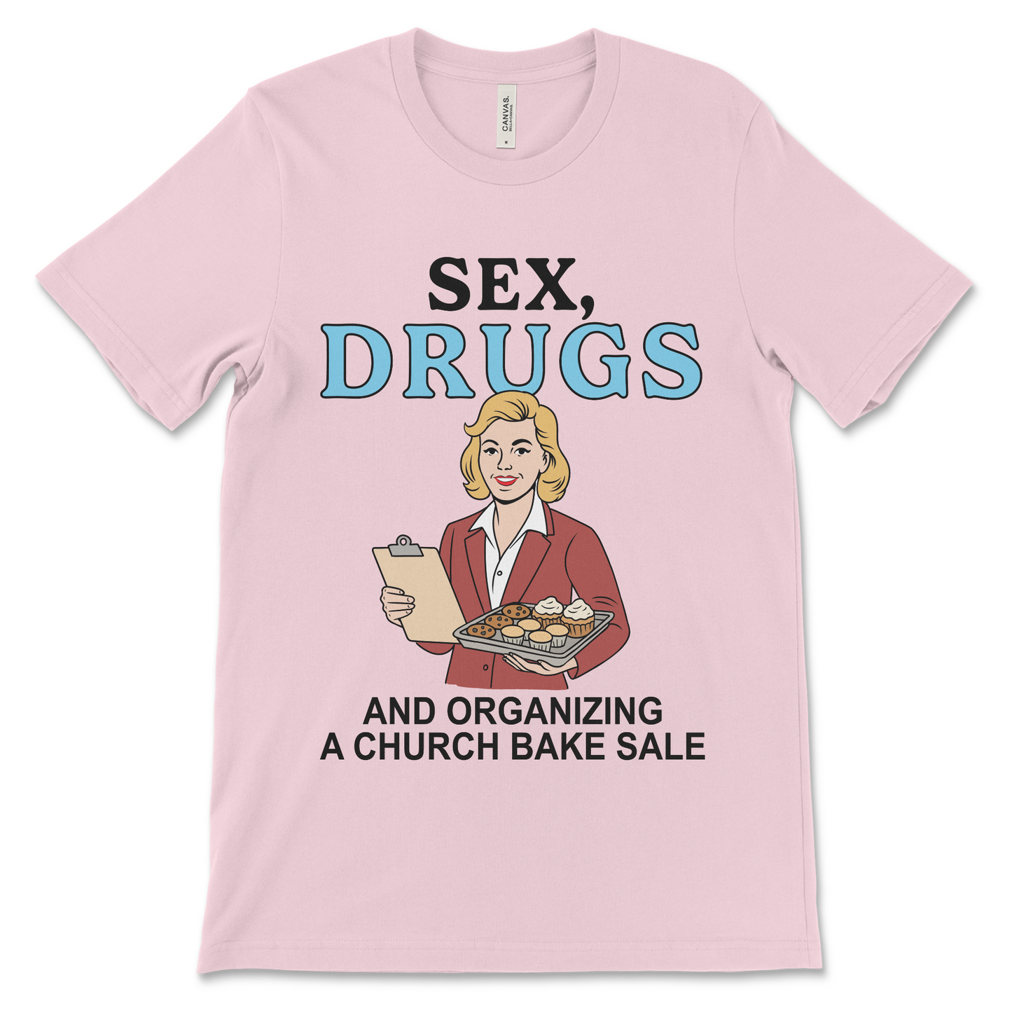 Offensive religious meme t-shirt for exvangelicals and inappropriate humor lovers. Great for people who like funny dark humor shirts with edgy slogans.