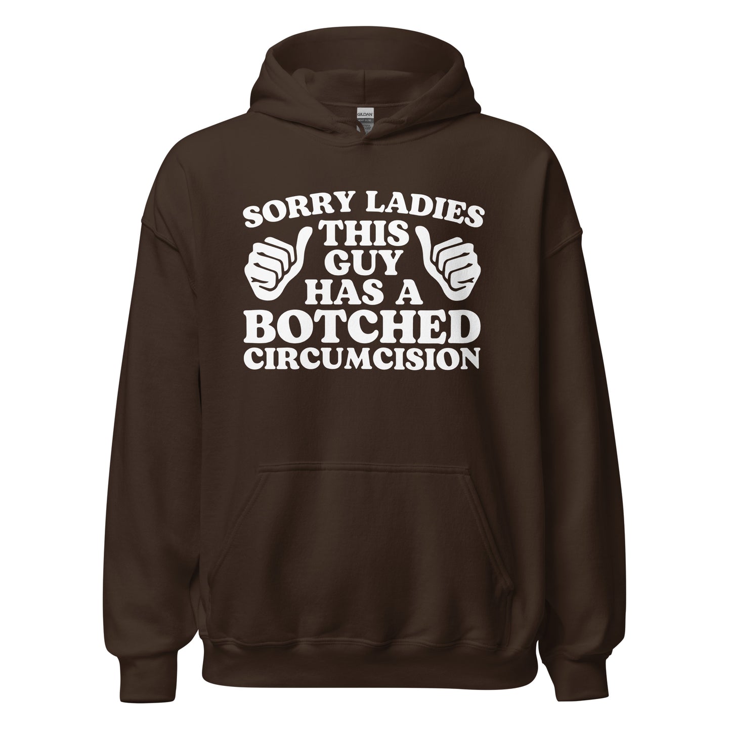 Dirty humor hoodie with raunchy meme appeal, great for people into offensive sayings and controversial graphic apparel.