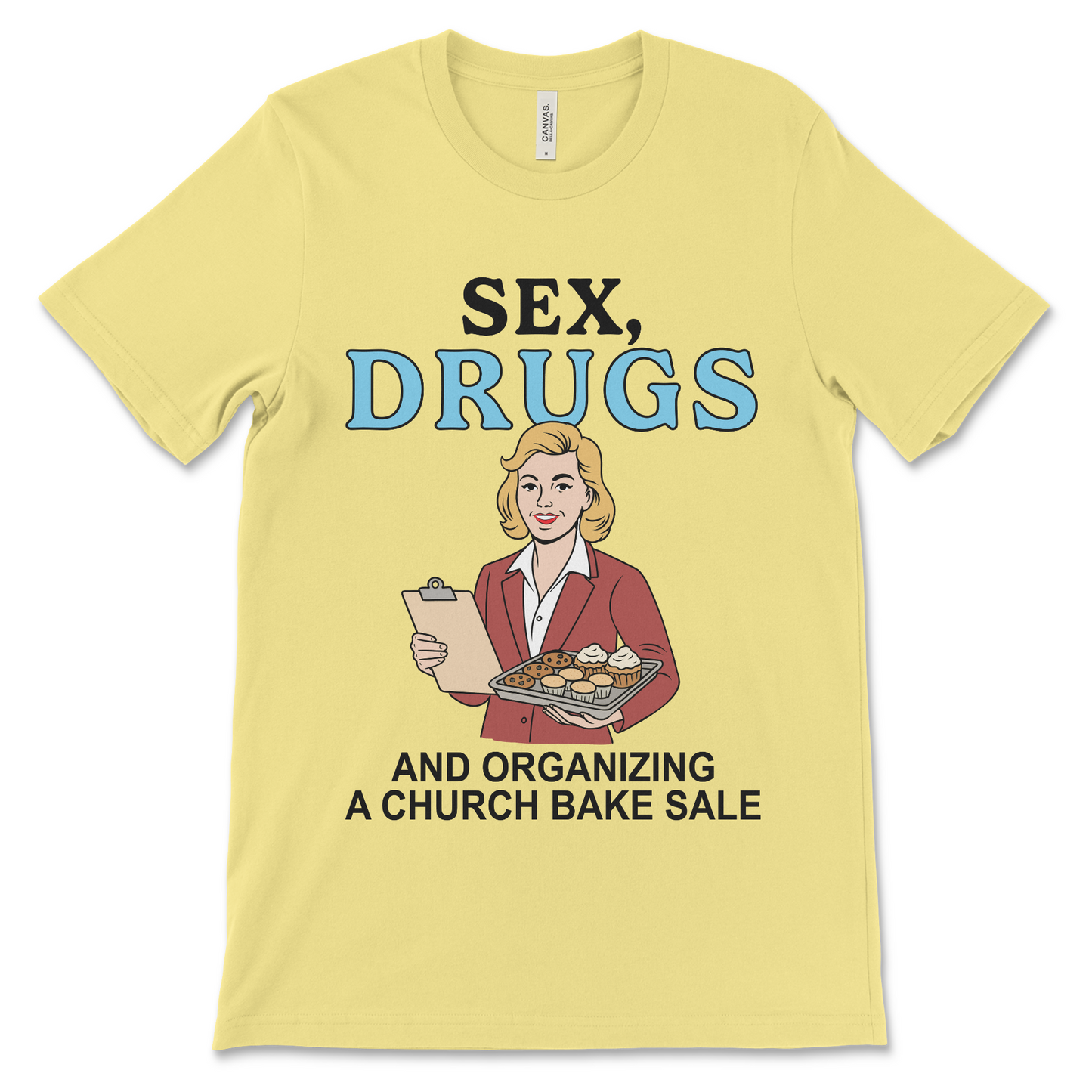 Sarcastic bake sale shirt with a twist of adult humor. Perfect for fans of offensive joke tees and inappropriate graphic shirts.