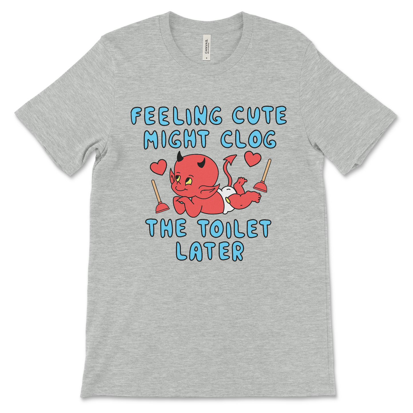 Raunchy adult humor shirt with dirty cringe toilet joke.