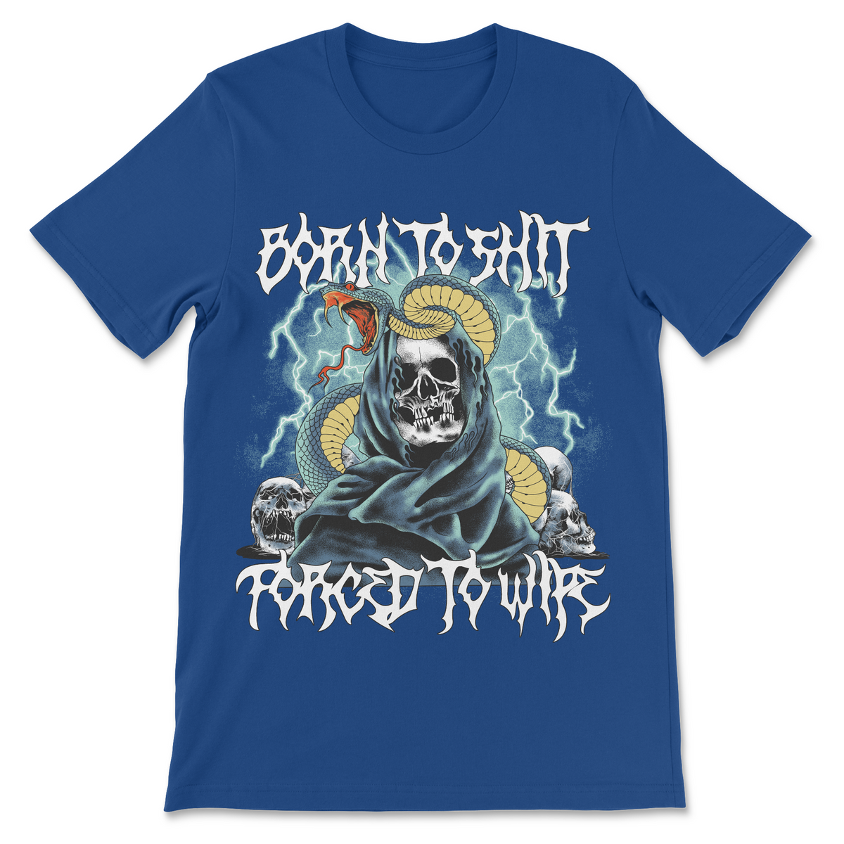 Internet meme shirt featuring Born to Shit Forced to Wipe