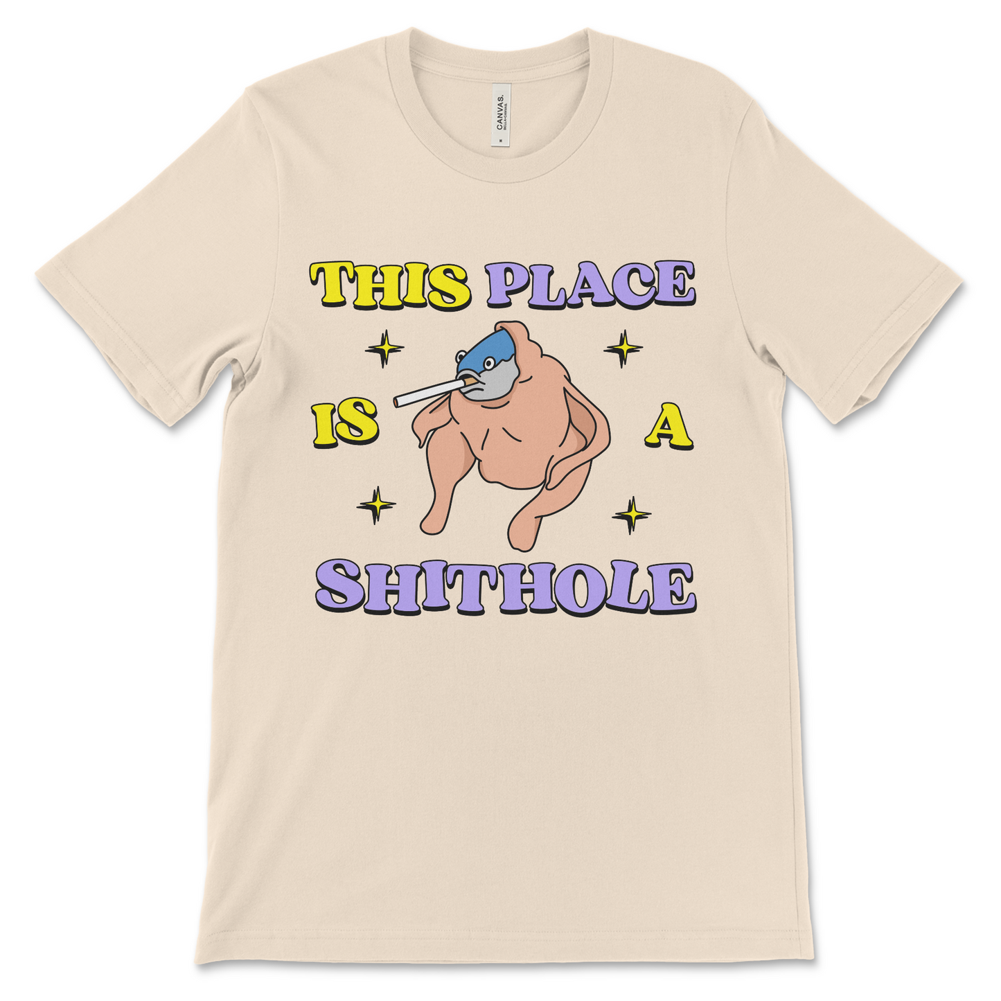 Really offensive shirt with inappropriate theme. Targets those who enjoy rude shirts and anti-government humor.