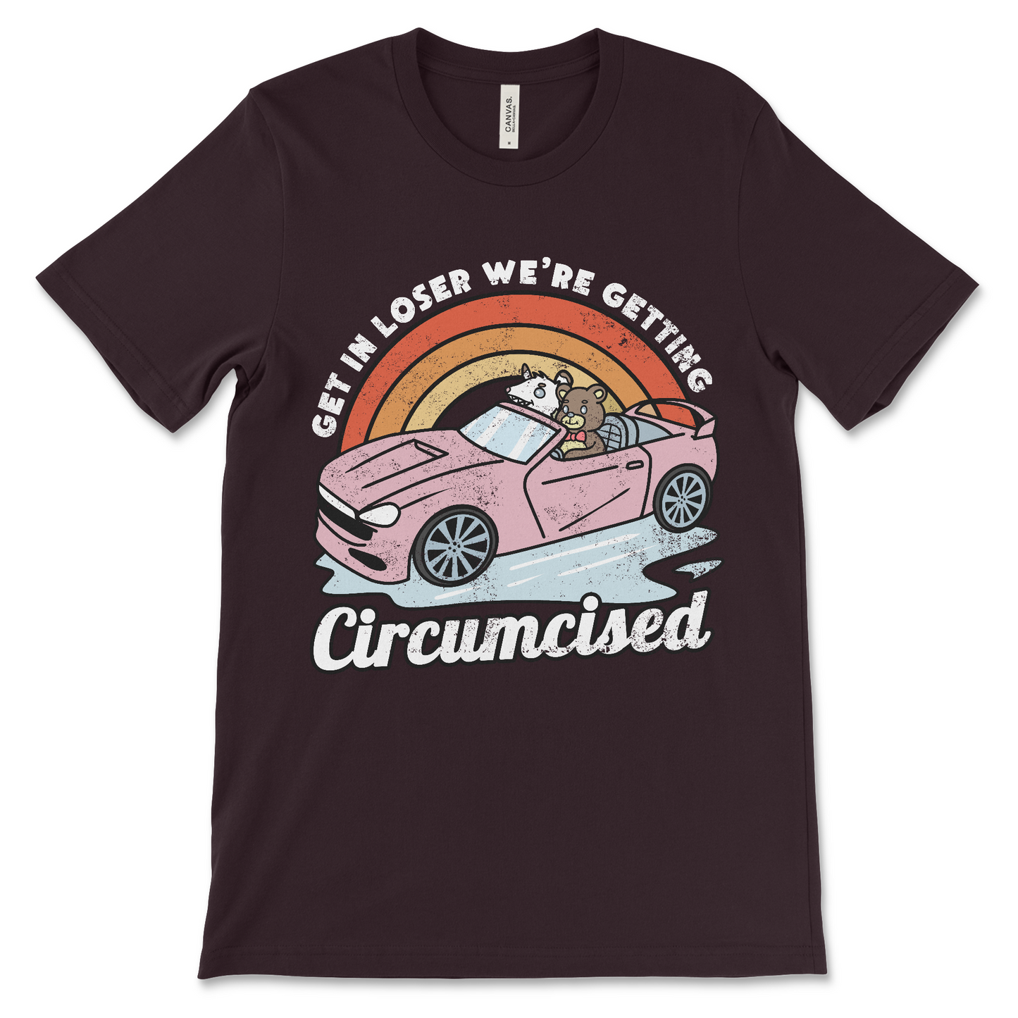 funny vulgar t shirt for adults featuring an inappropriate circumcision meme, perfect for offensive humor fans and weird graphic shirt collectors