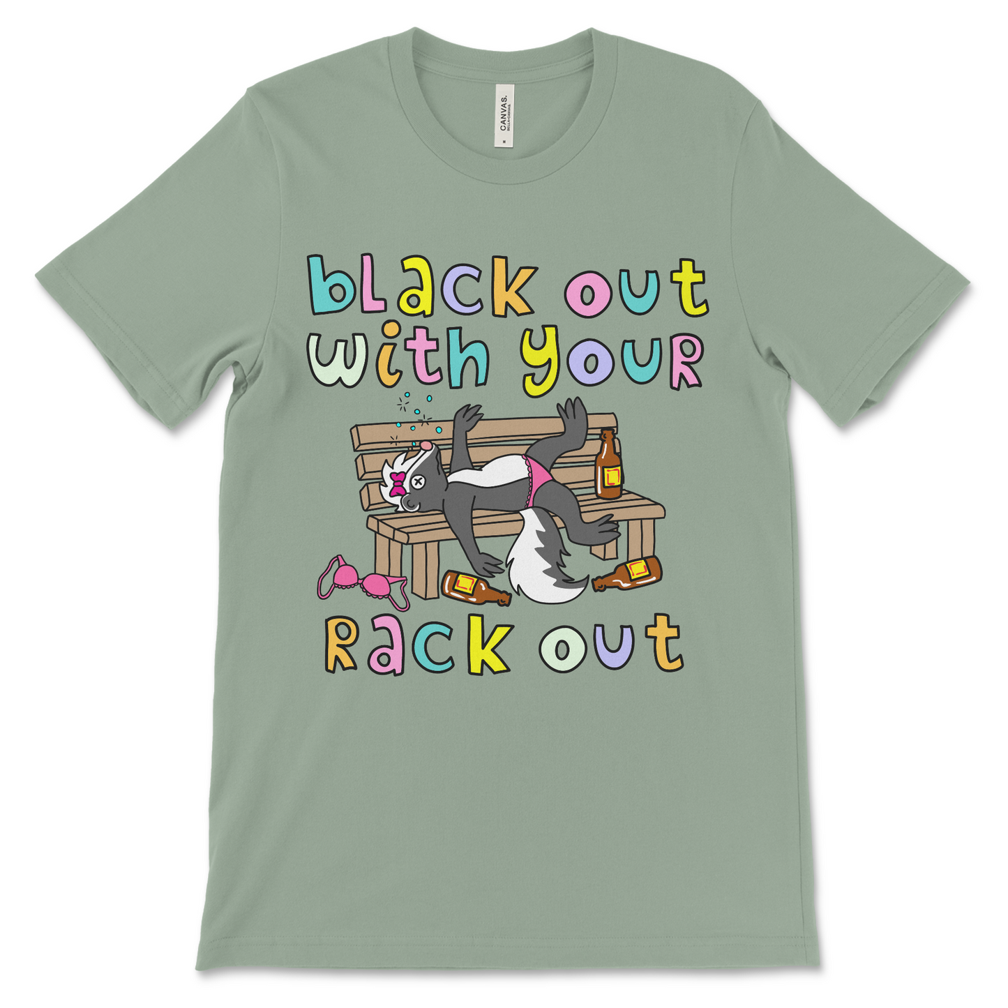 Raunchy and funny women’s shirt – perfect for parties, girls’ nights, or as an inappropriate bachelorette gag gift.
