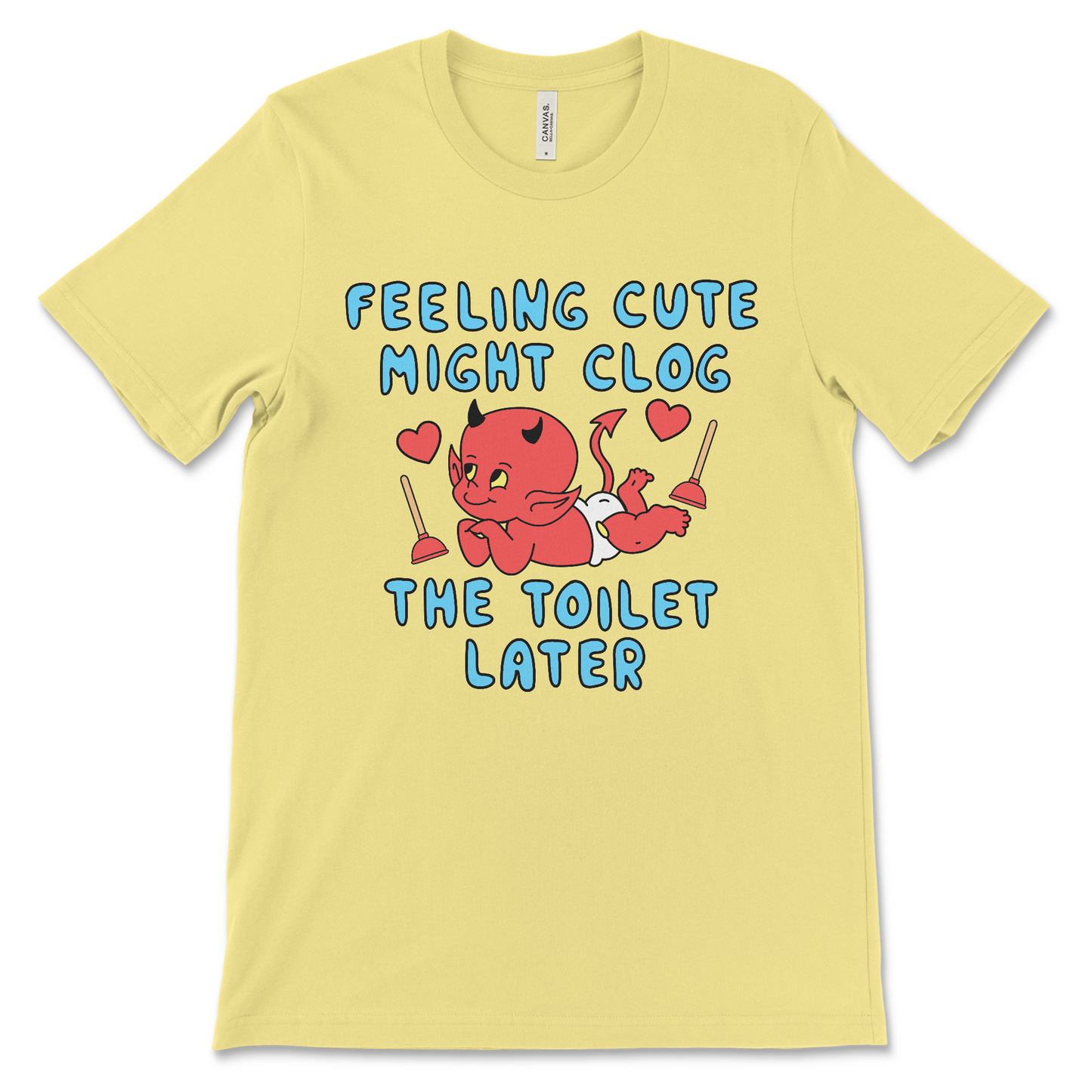 Vulgar toilet humor shirt with nasty dirty joke slogan.