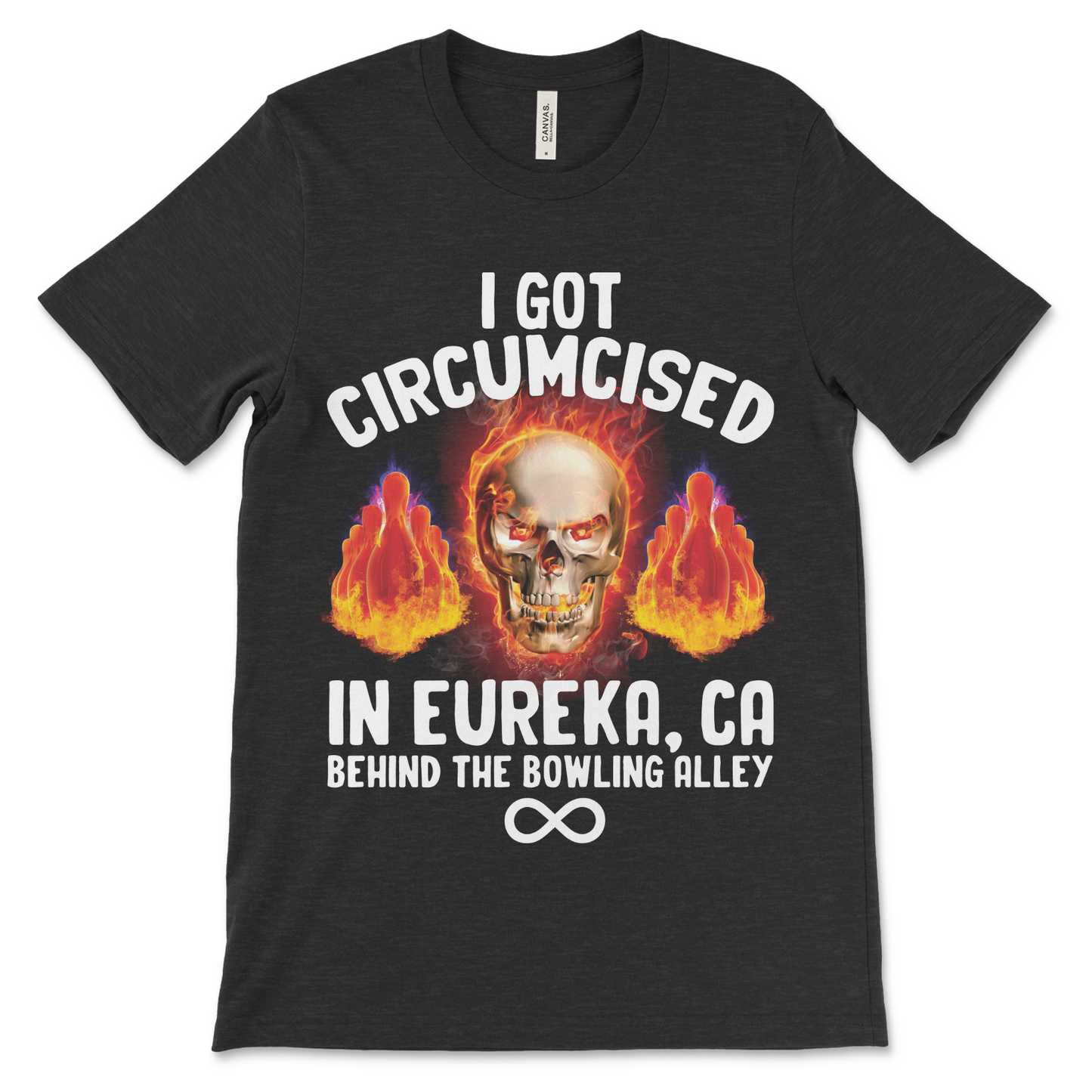 Weird novelty shirt for fans of explicit and absurd humor.