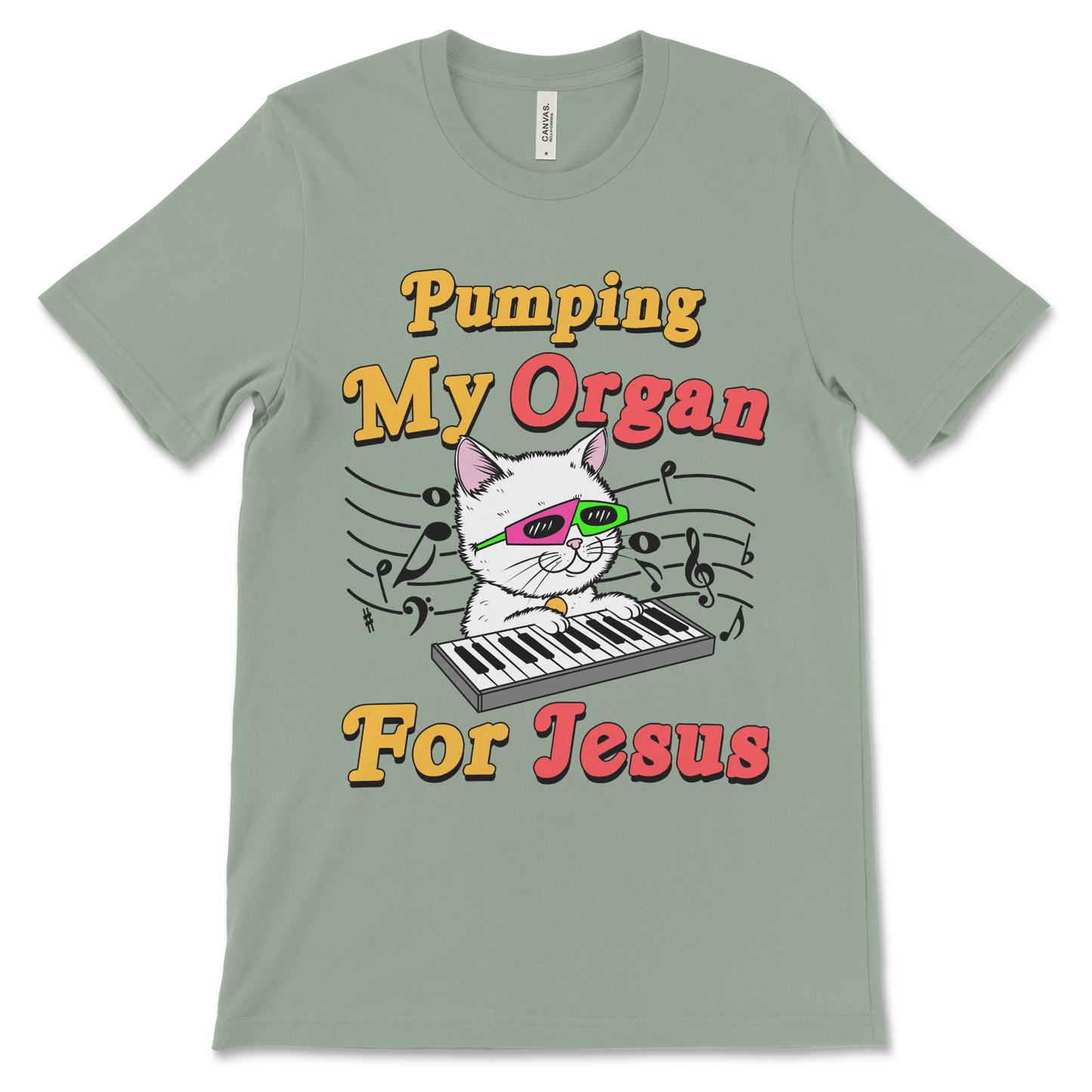 Offensive Christian t-shirt for fans of rude church jokes, Jesus memes, and anti-faith designs.