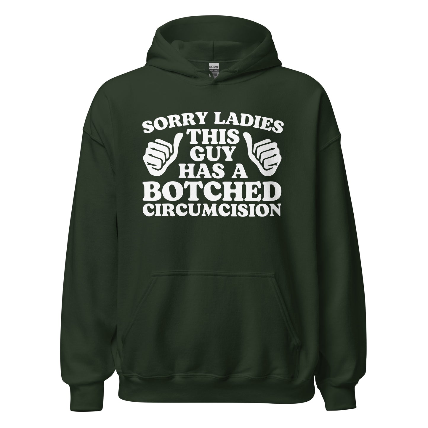 NSFW meme hoodie with a funny obscene joke, designed for adults who love edgy humor and weird fashion statements.