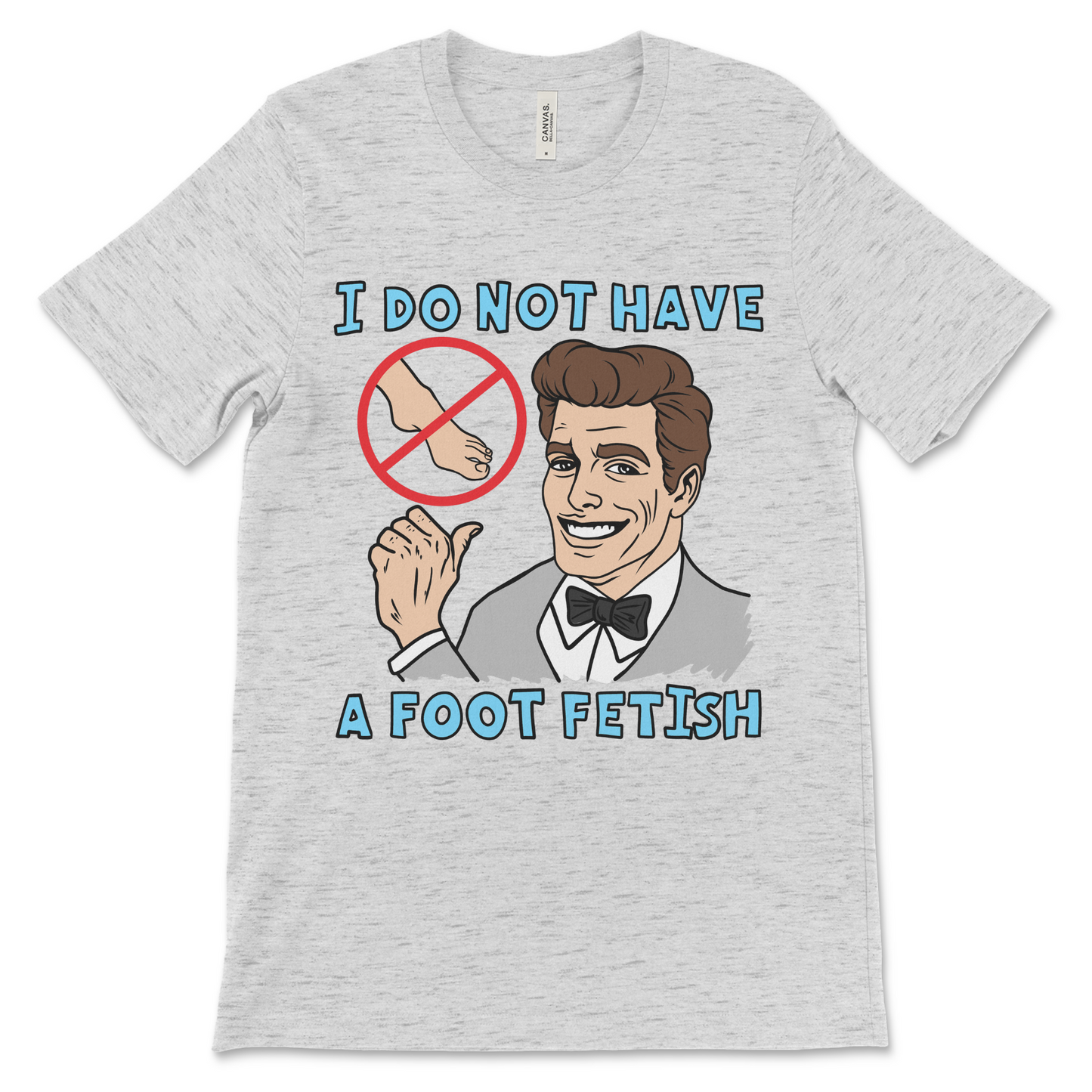 Fetish humor shirt with a dirty and explicit vibe, made for those who like their jokes raunchy. Great for collectors of naughty shirts for adults and awkward sex tees.