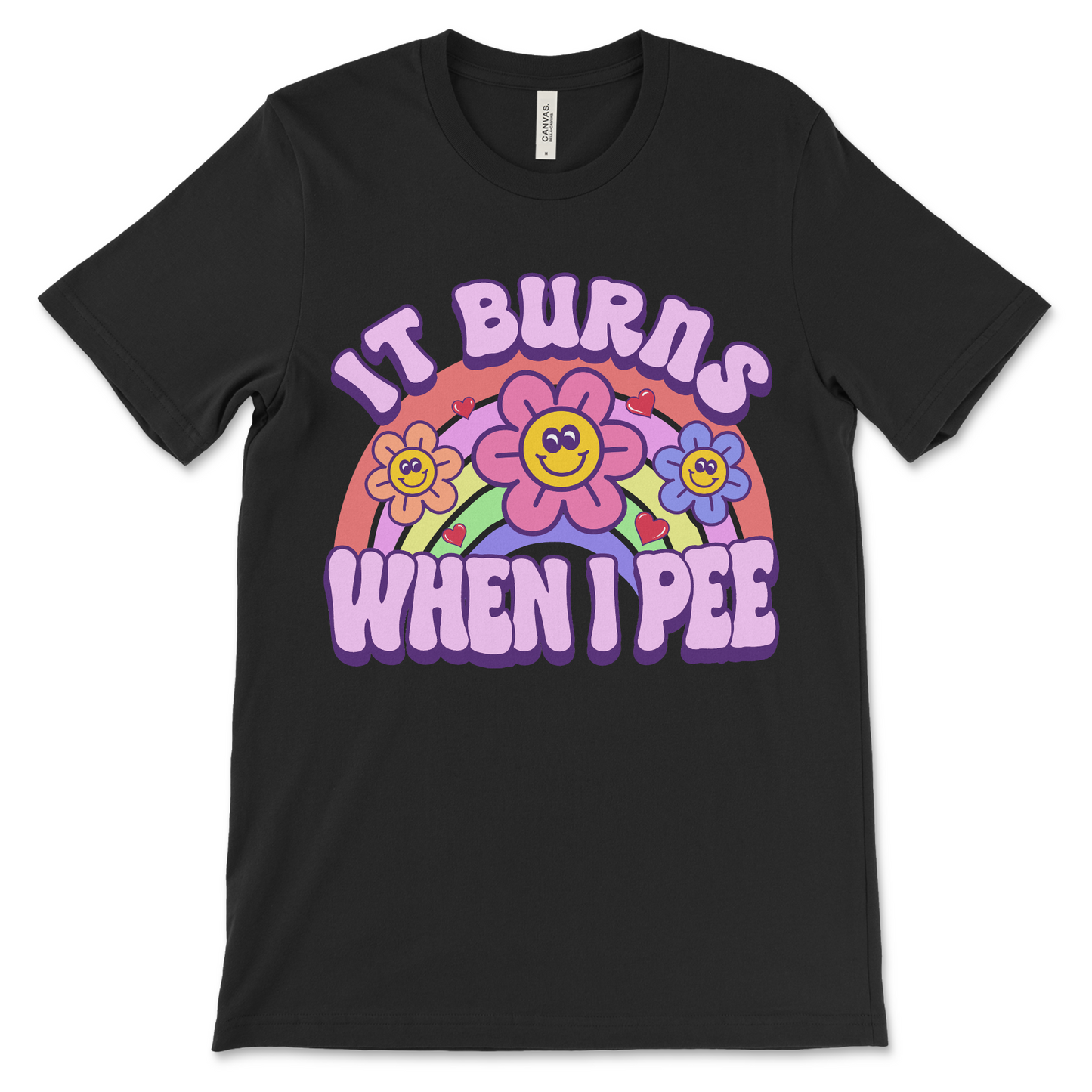 a funny pee shirt with std humor and a funny ironic design.