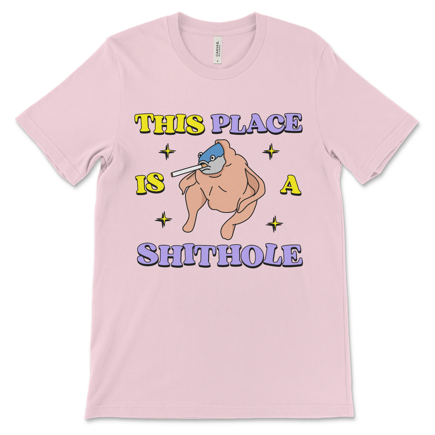 Anti patriotic shirt with meme slogan. One of the worst shirts ever for lovers of political humor shirts and dark humor shirts.