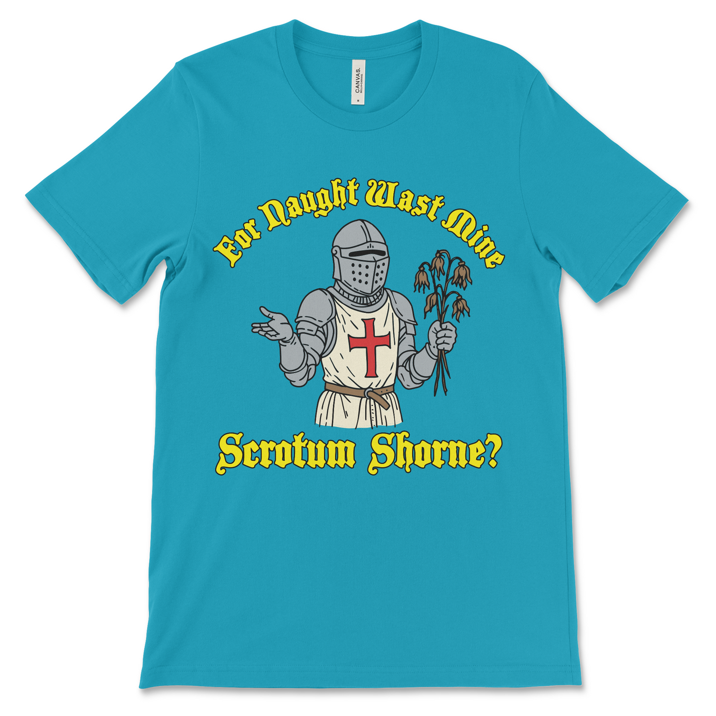 medieval parody t-shirt for fans of absurd humor and edgy memes