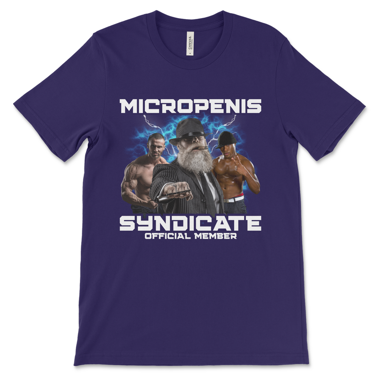 Horrible micro penis meme shirt with nasty cringe humor that’s stupid, offensive, and weird.