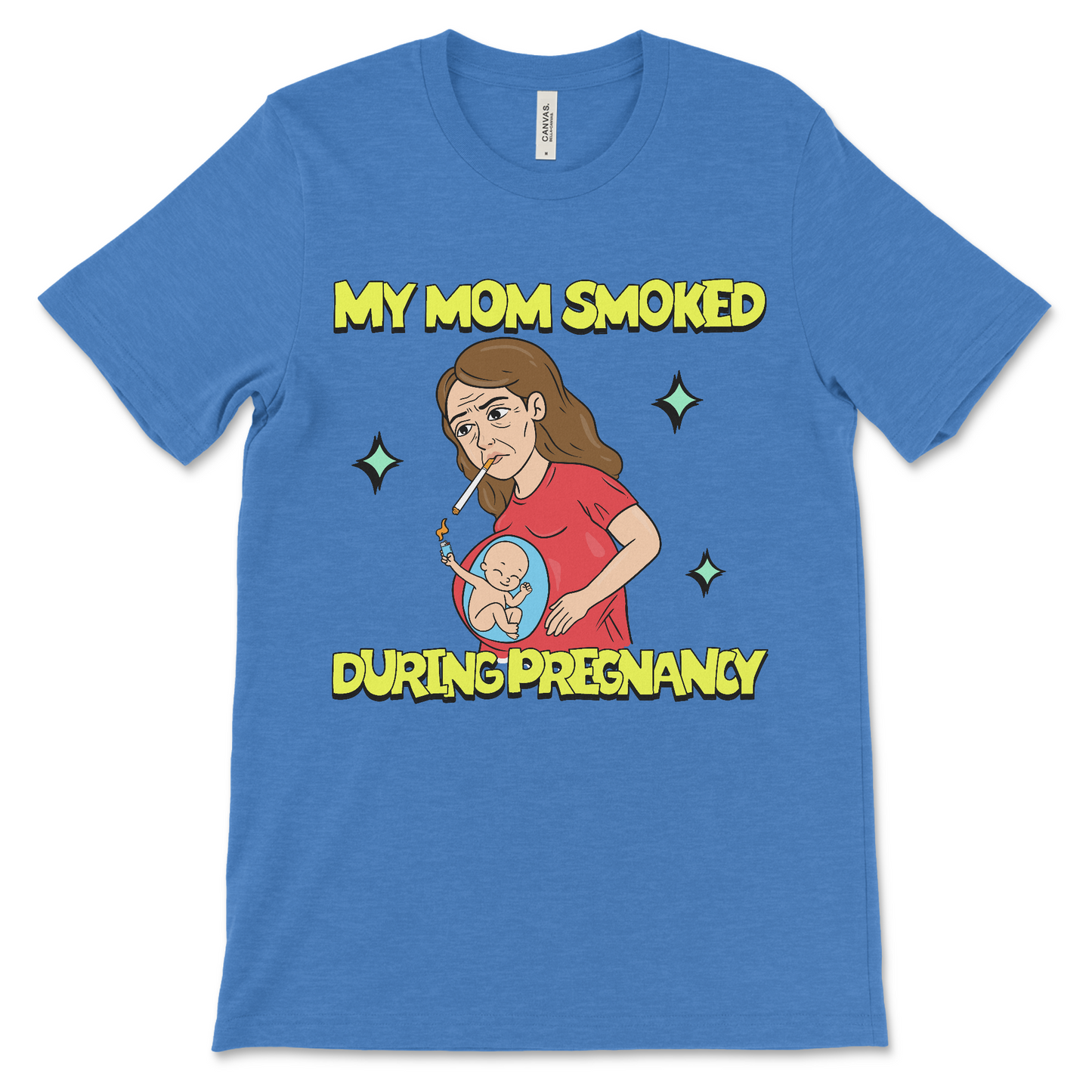 dark humor joke tee referencing bad parenting