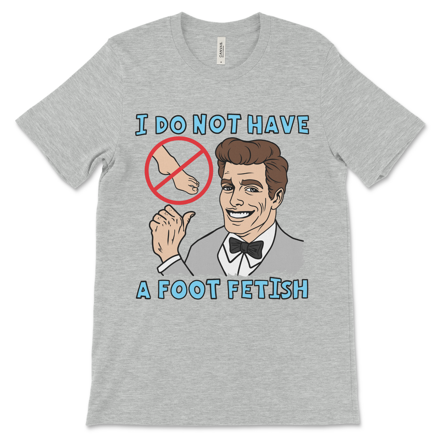 Obscene fetish-inspired shirt with raunchy adult humor and a dirty punchline. The kind of inappropriate shirt that makes people laugh and cringe at the same time.
