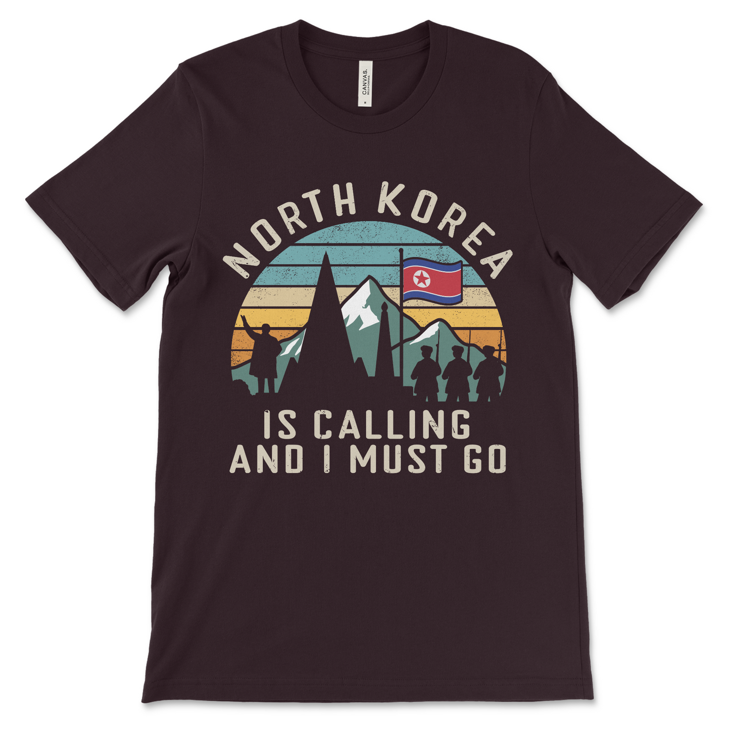 Offensive North Korea meme shirt, dark humor clothing and controversial joke apparel.