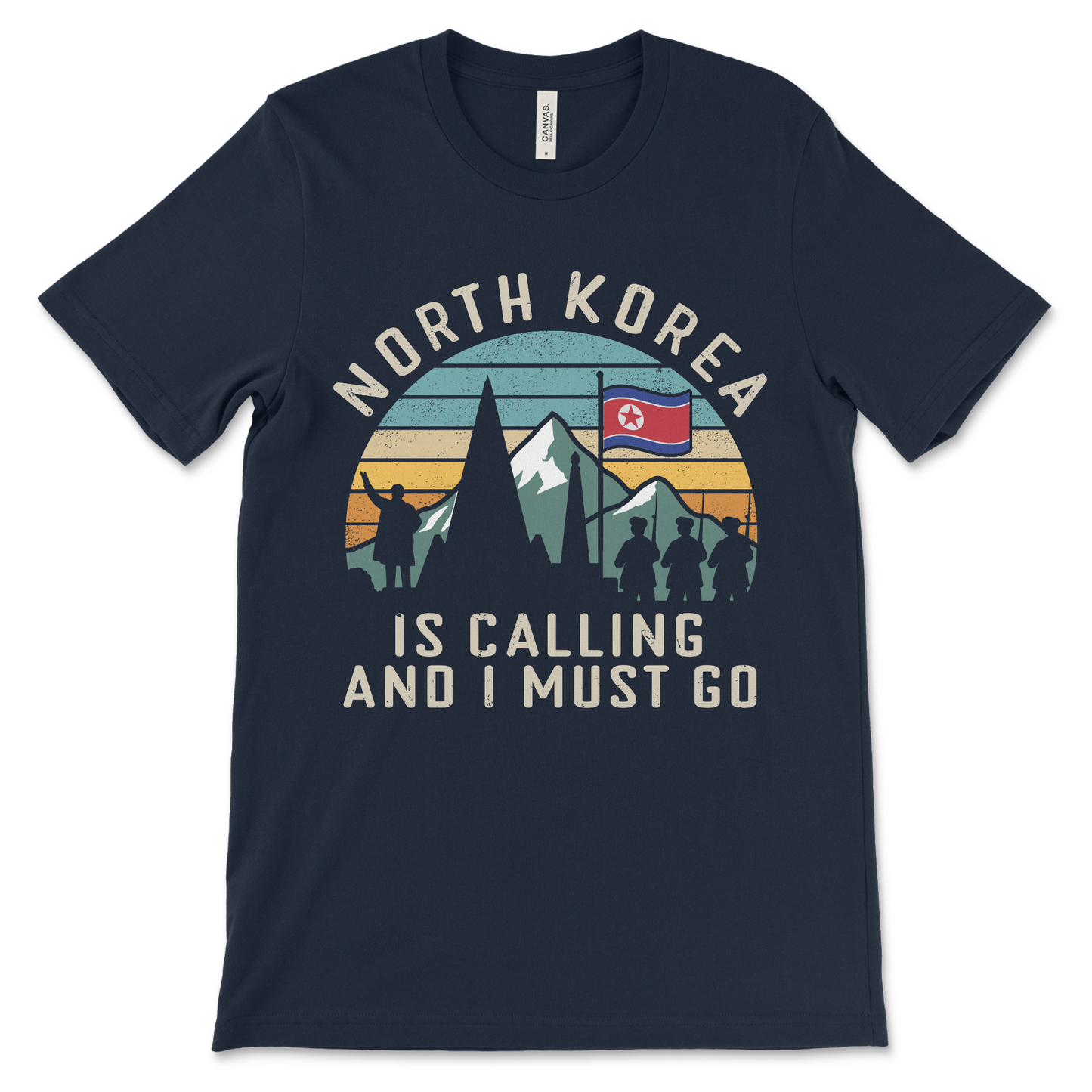 funny political satire shirt about North Korea.