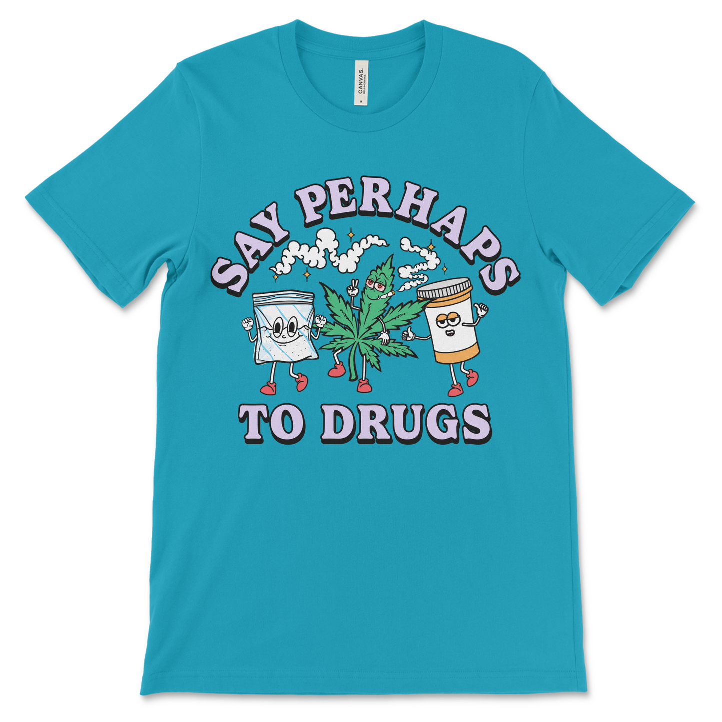 stoner t shirt with dark humor about drugs