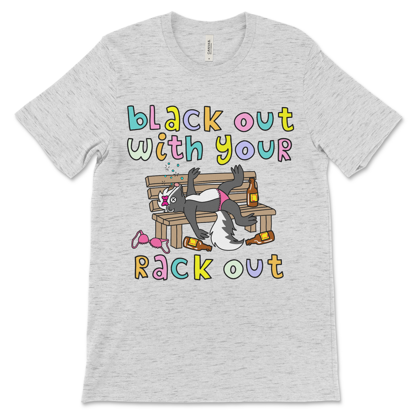 Naughty and inappropriate women’s shirt for parties, girls’ trips, or bachelorette nights. A funny drinking shirt and raunchy gag gift idea.