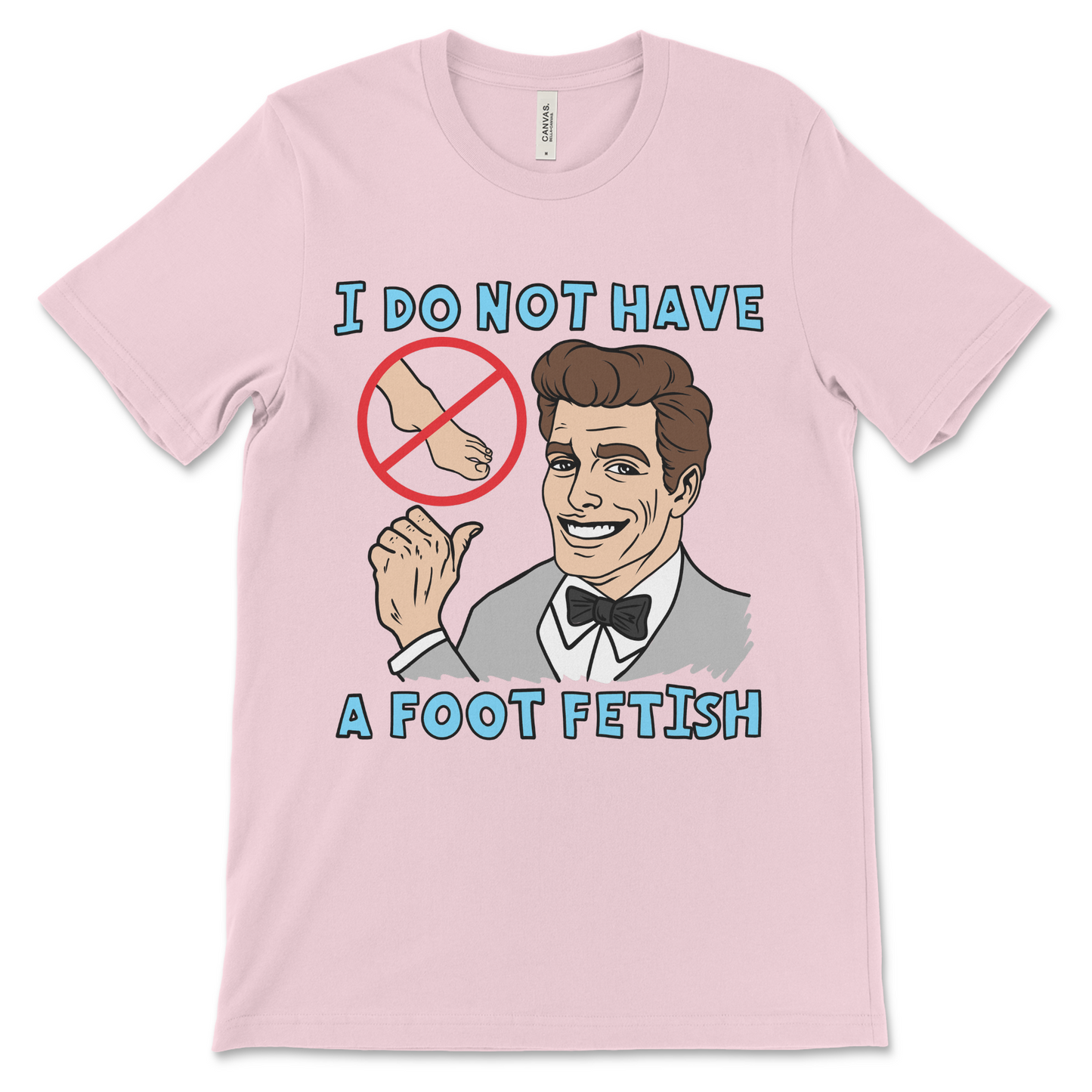 Fetish humor meets adult fashion with this raunchy and dirty shirt. An inappropriate gag gift that is as explicit as it is awkward.