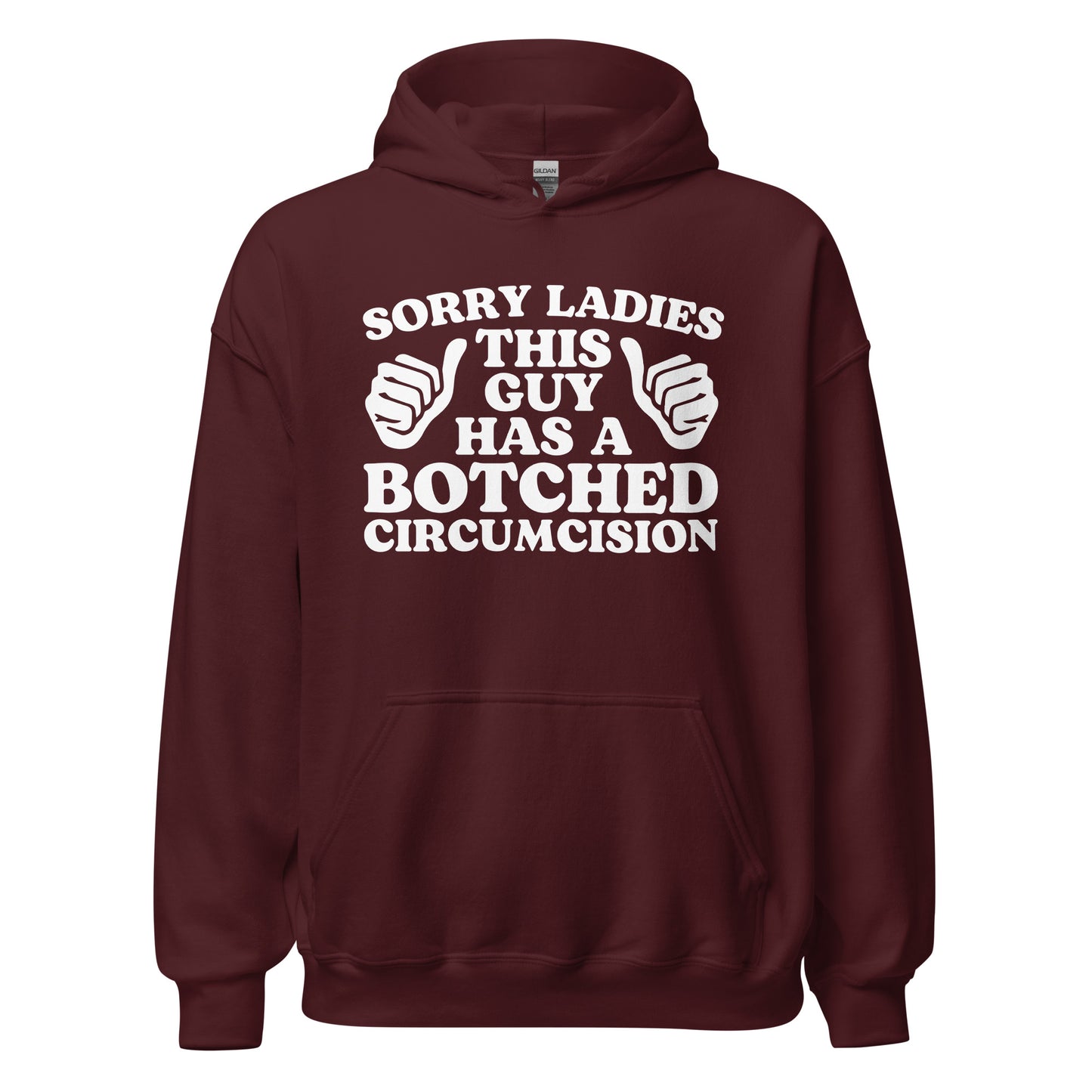 Most offensive hoodie with a dirty raunchy adult humor joke, made for people who love inappropriate meme hoodies