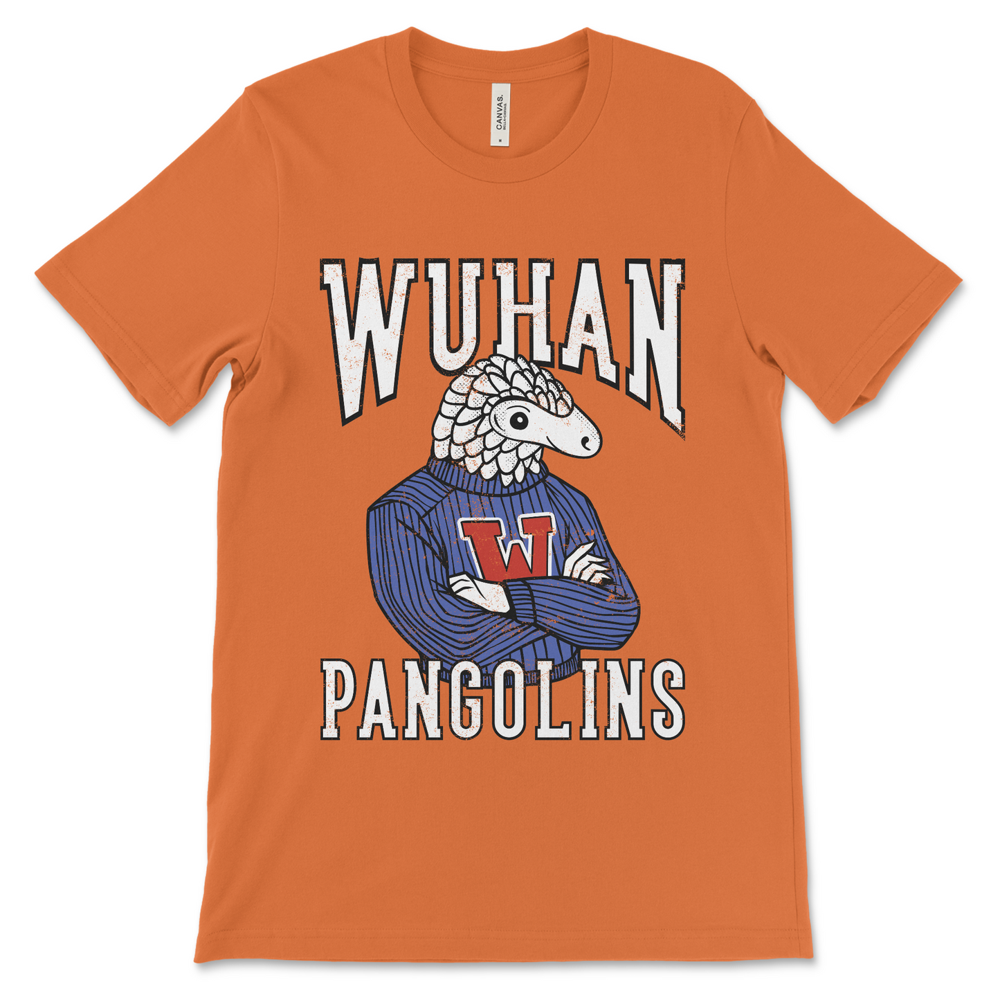 Funny political meme shirt that doubles as a funny america politics shirt. A graphic tee combining Wuhan parody, dark humor, and politically incorrect energy in one cursed design.
