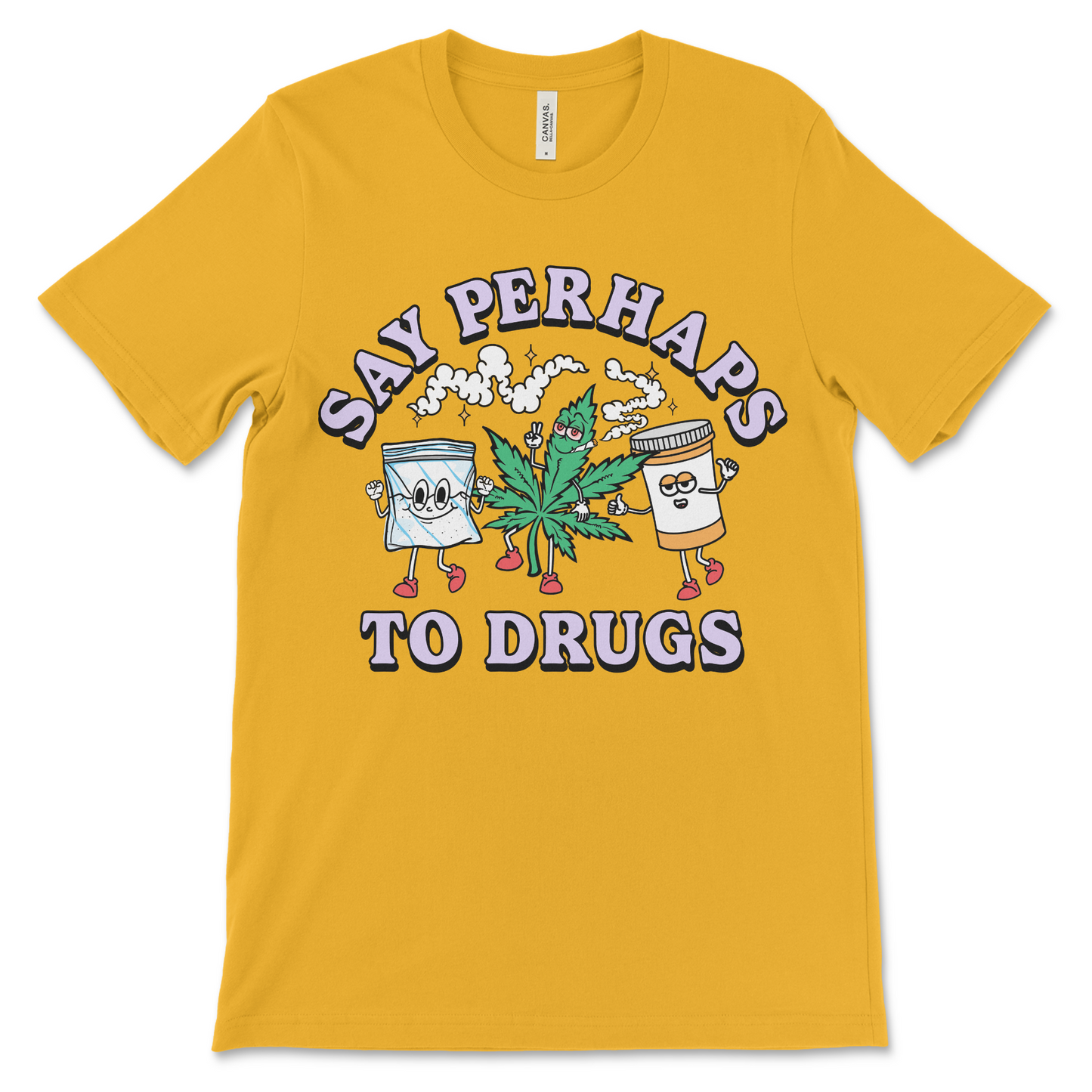 pill popping graphic tee for prescription drug humor