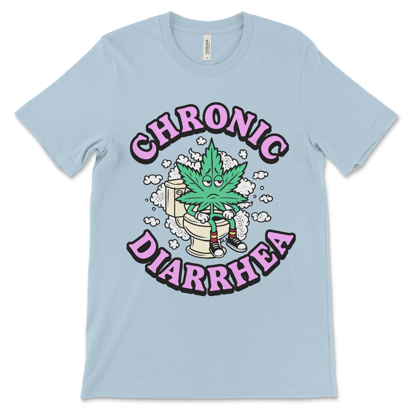 Adult marijuana shirt that blends toilet humor, rude jokes, and crude stoner comedy. A top pick for inappropriate t-shirt fans.