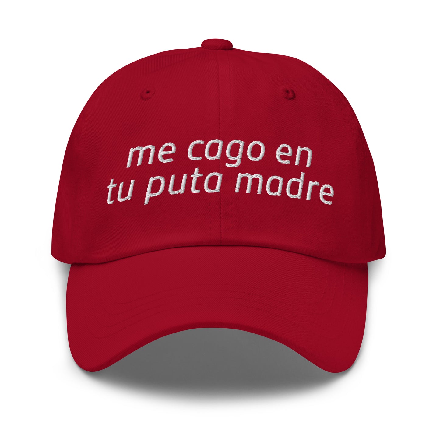 Me Cago En Tu Puta Madre Dad Hat classic Spanish swearing cap