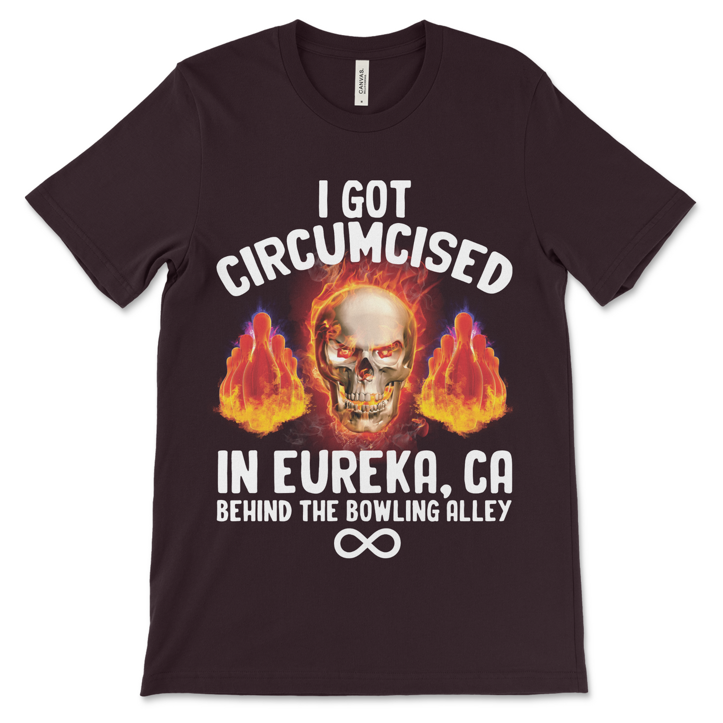 NSFW shirt with vulgar and raunchy circumcision-themed joke.