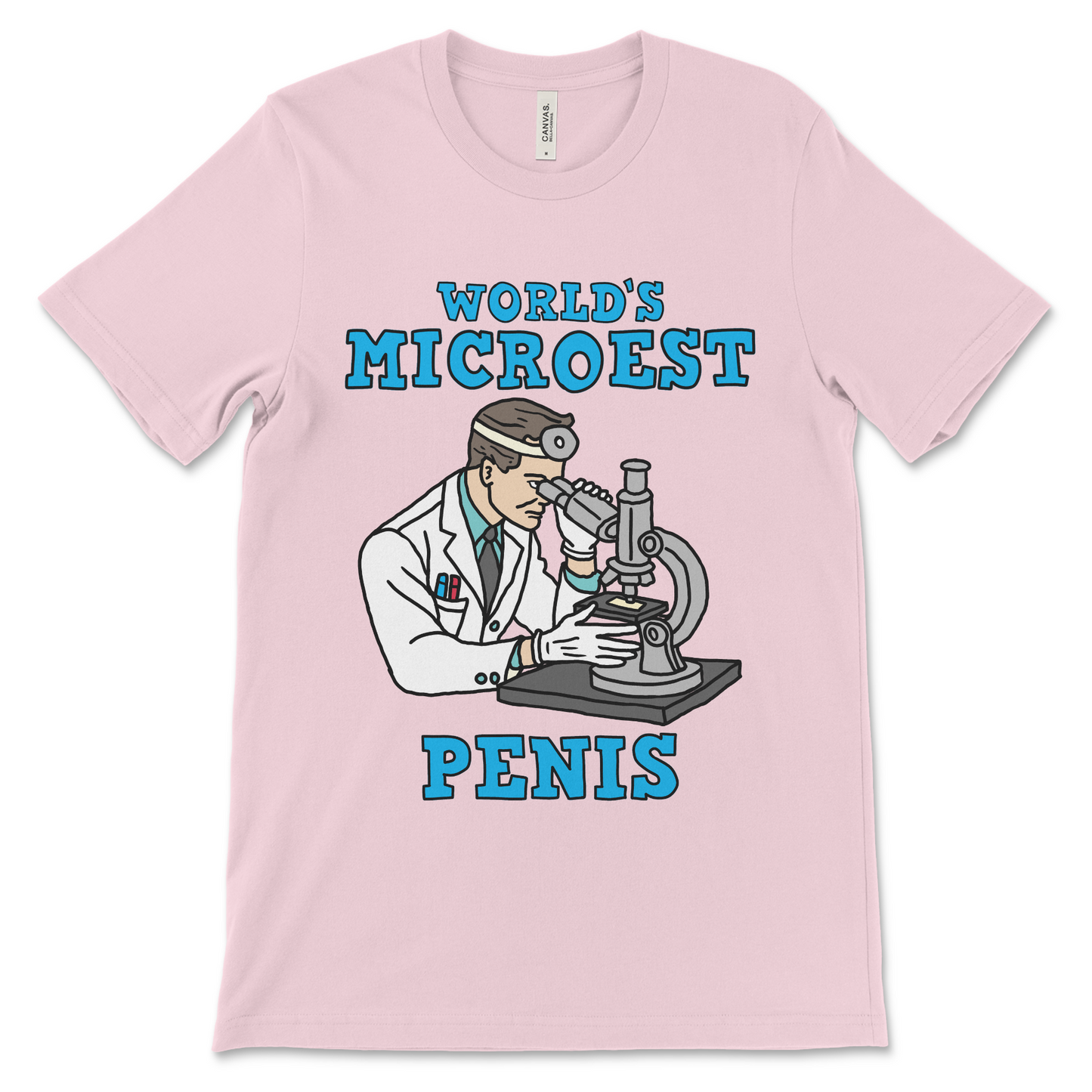 Novelty micropenis tee with offensive humor and awkward confidence. Funny rude t-shirt, embarrassing t-shirt gift, and dark humor graphic tee for inappropriate meme lovers.