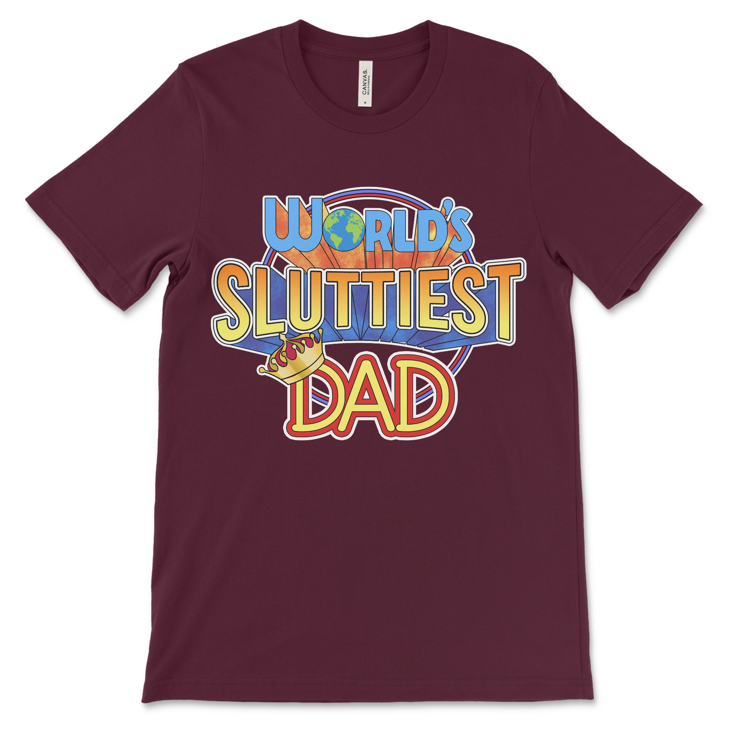Offensive t-shirt for dad, inappropriate Father's Day gift with dirty slogan